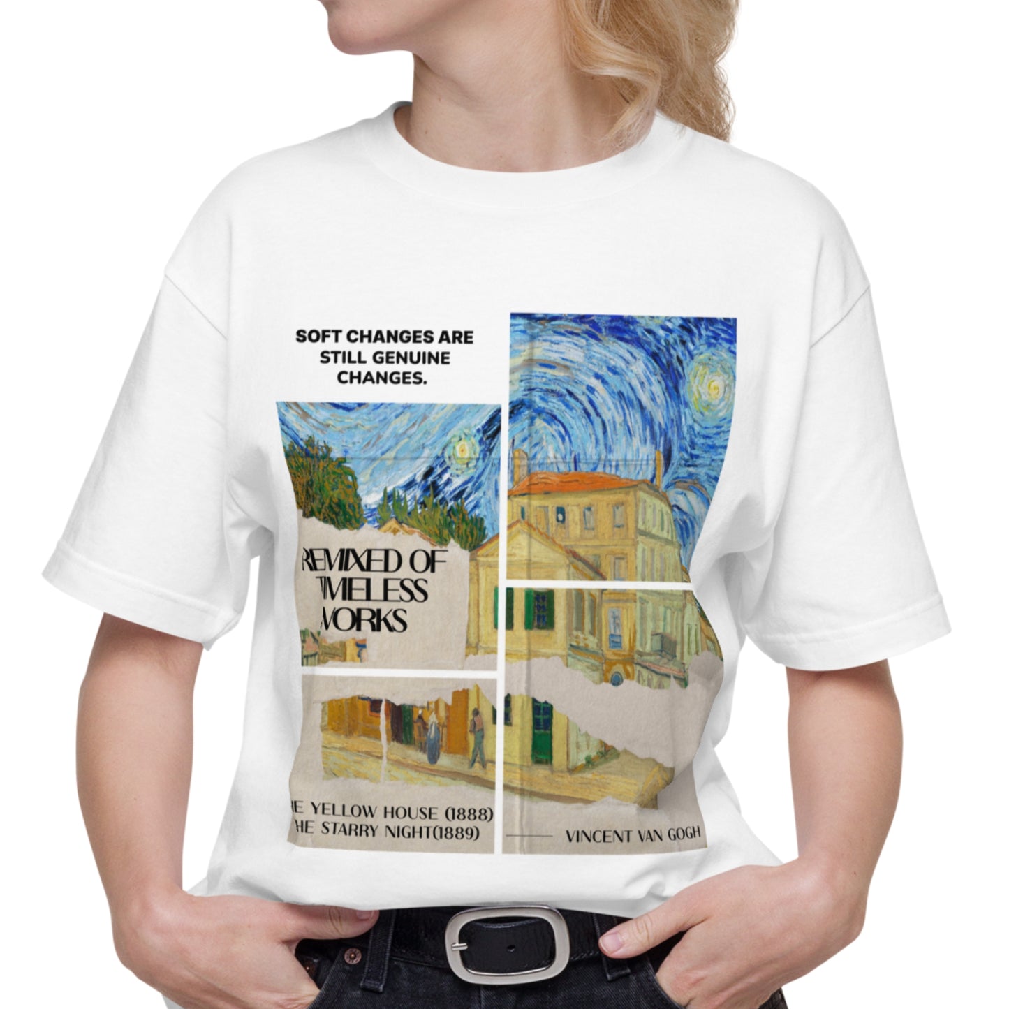 Tシャツ-FINE ART | スタンダードミドルウェイトTシャツ | 男女兼用 | ユニセックス | Soft changes are still genuine changes