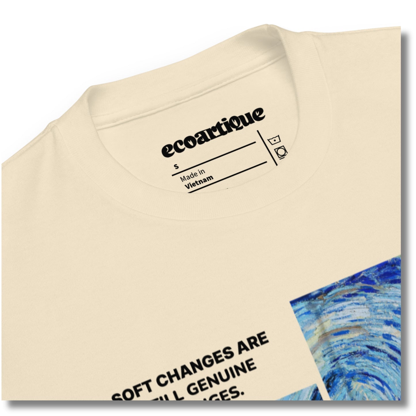 Tシャツ-FINE ART | スタンダードミドルウェイトTシャツ | 男女兼用 | ユニセックス | Soft changes are still genuine changes