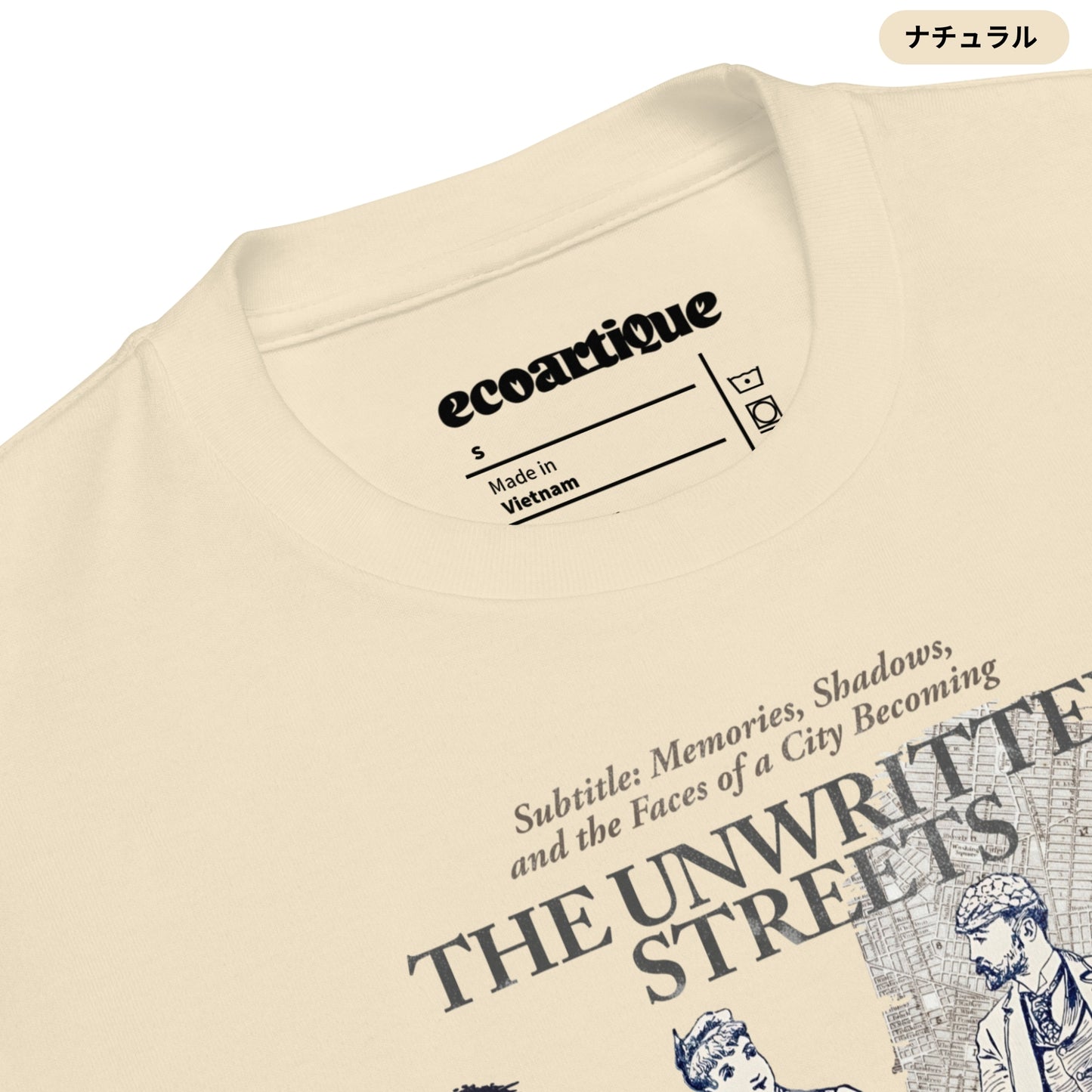 Tシャツ-DRY VINTAGE:Retro Souvenir | スタンダードミドルウェイトTシャツ | 男女兼用 | ユニセックス | THE UNWRITTEN STREETS