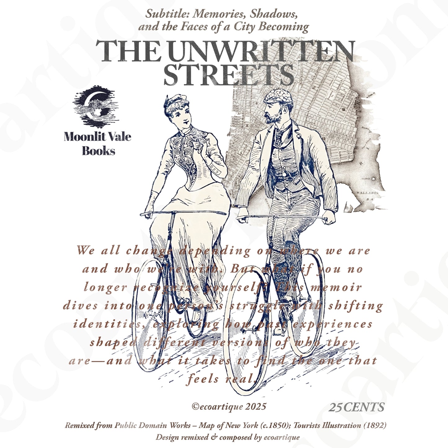Tシャツ-DRY VINTAGE:Retro Souvenir | スタンダードミドルウェイトTシャツ | 男女兼用 | ユニセックス | THE UNWRITTEN STREETS