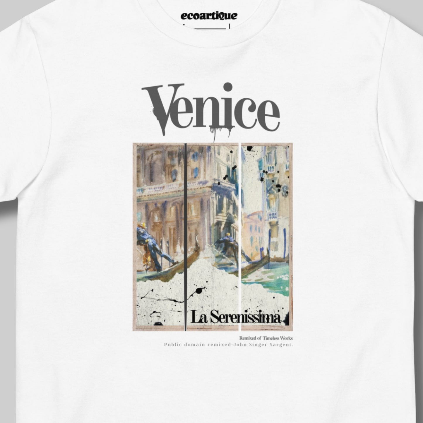 Tシャツ-DRY VINTAGE:Retro Souvenir | スタンダードミドルウェイトTシャツ | 男女兼用 | ユニセックス | La Serenissima