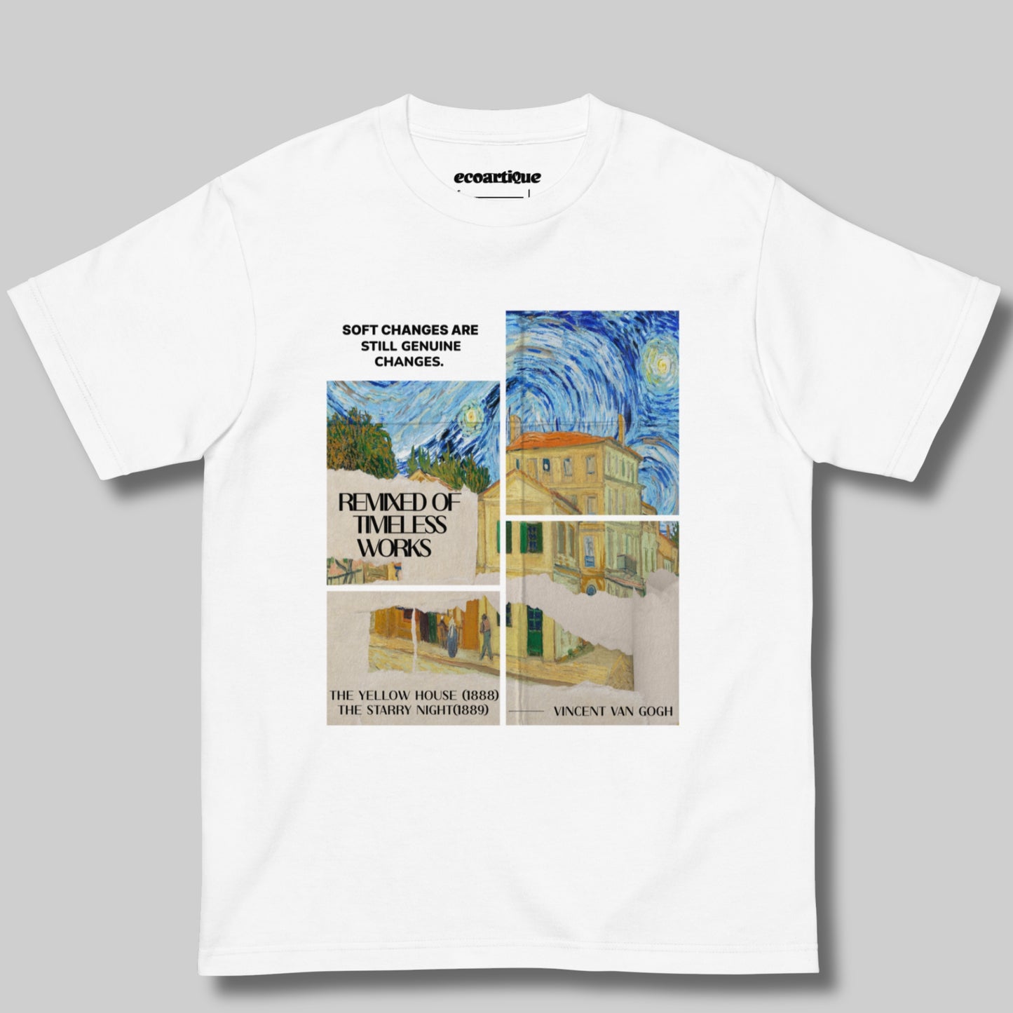 Tシャツ-FINE ART | スタンダードミドルウェイトTシャツ | 男女兼用 | ユニセックス | Soft changes are still genuine changes