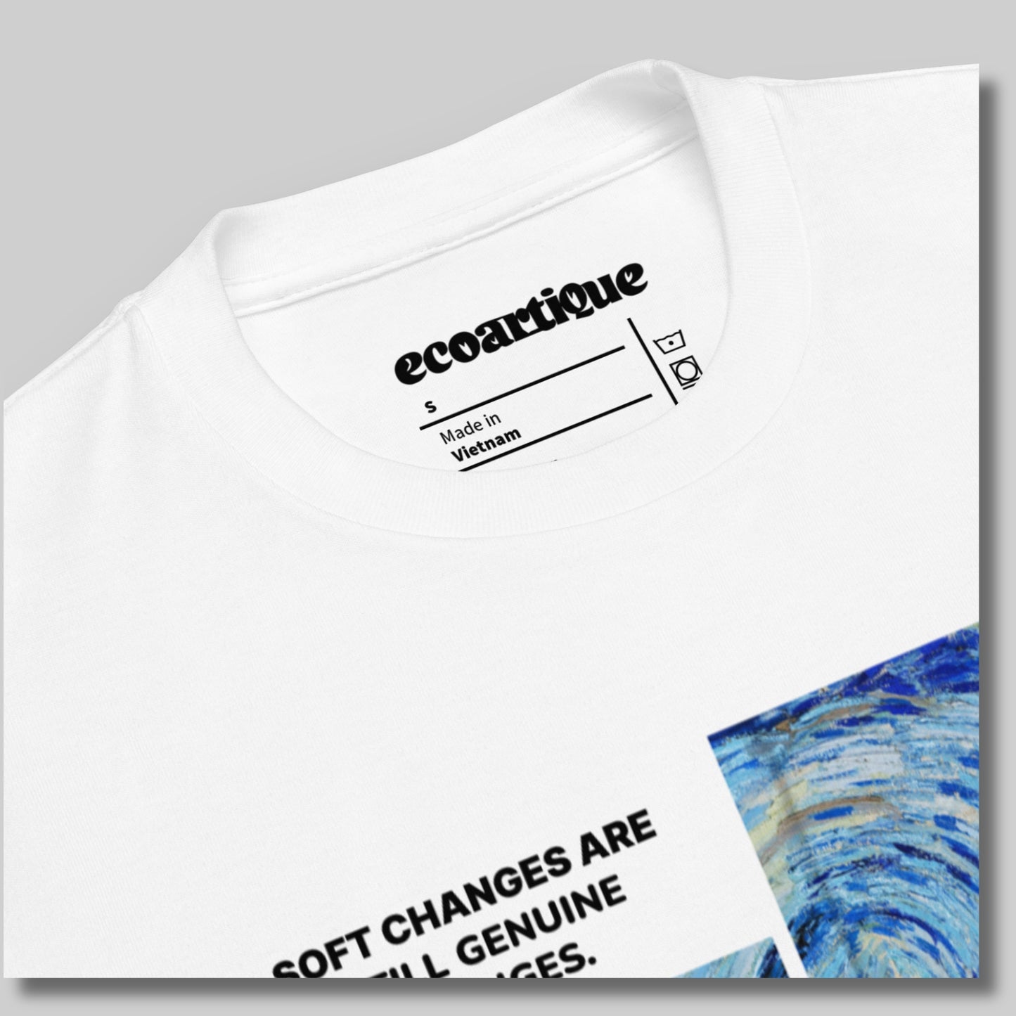 Tシャツ-FINE ART | スタンダードミドルウェイトTシャツ | 男女兼用 | ユニセックス | Soft changes are still genuine changes