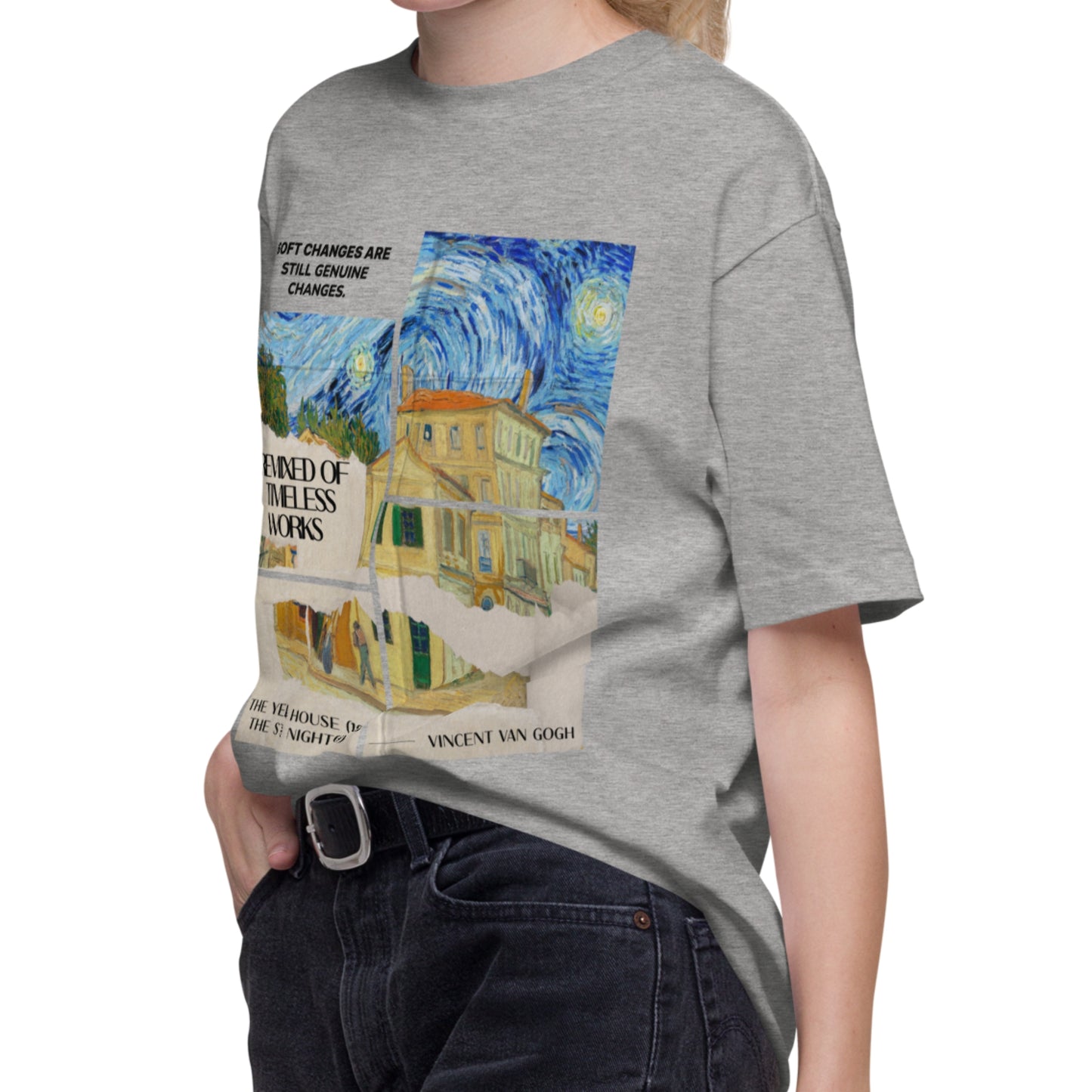 Tシャツ-FINE ART | スタンダードミドルウェイトTシャツ | 男女兼用 | ユニセックス | Soft changes are still genuine changes