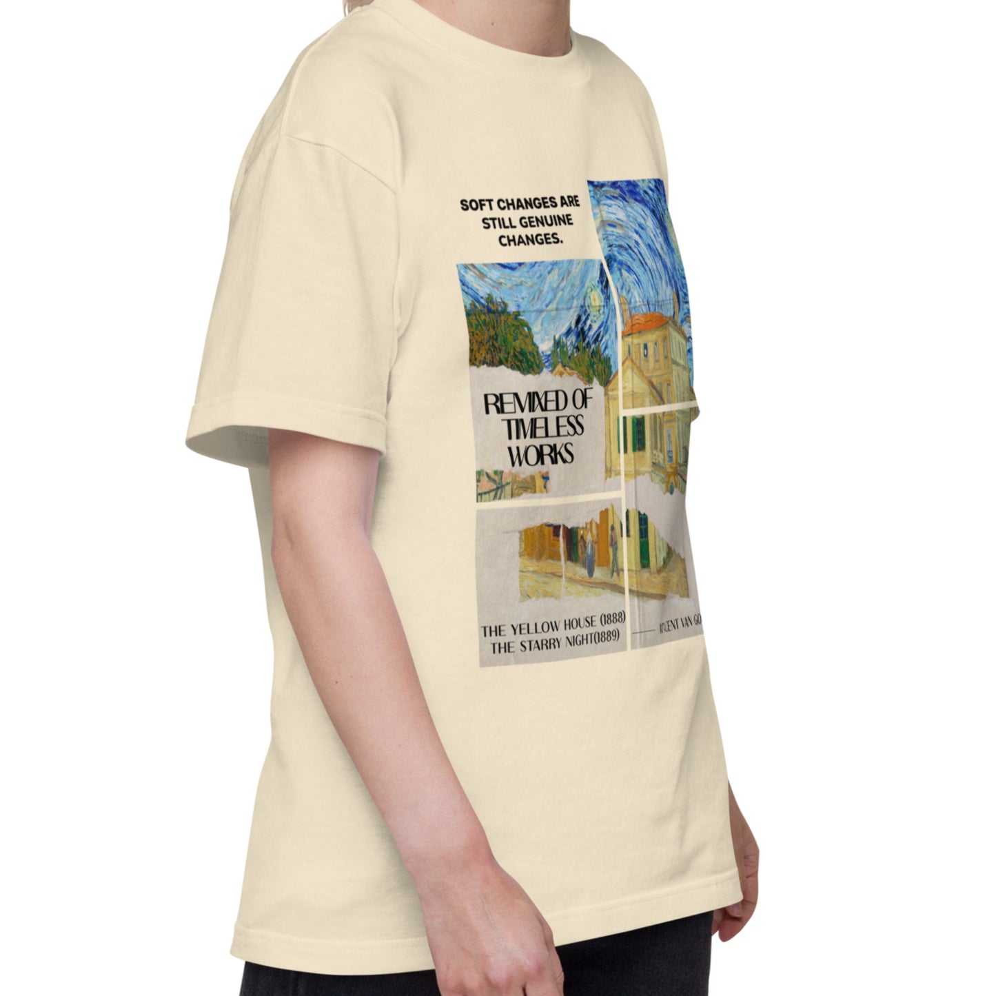 Tシャツ-FINE ART | スタンダードミドルウェイトTシャツ | 男女兼用 | ユニセックス | Soft changes are still genuine changes