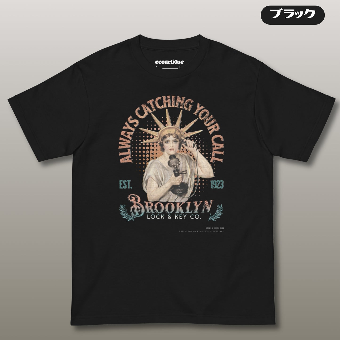 Tシャツ-DRY VINTAGE:Retro Souvenir | スタンダードミドルウェイトTシャツ | 男女兼用 | ユニセックス | Always Catching Your Call