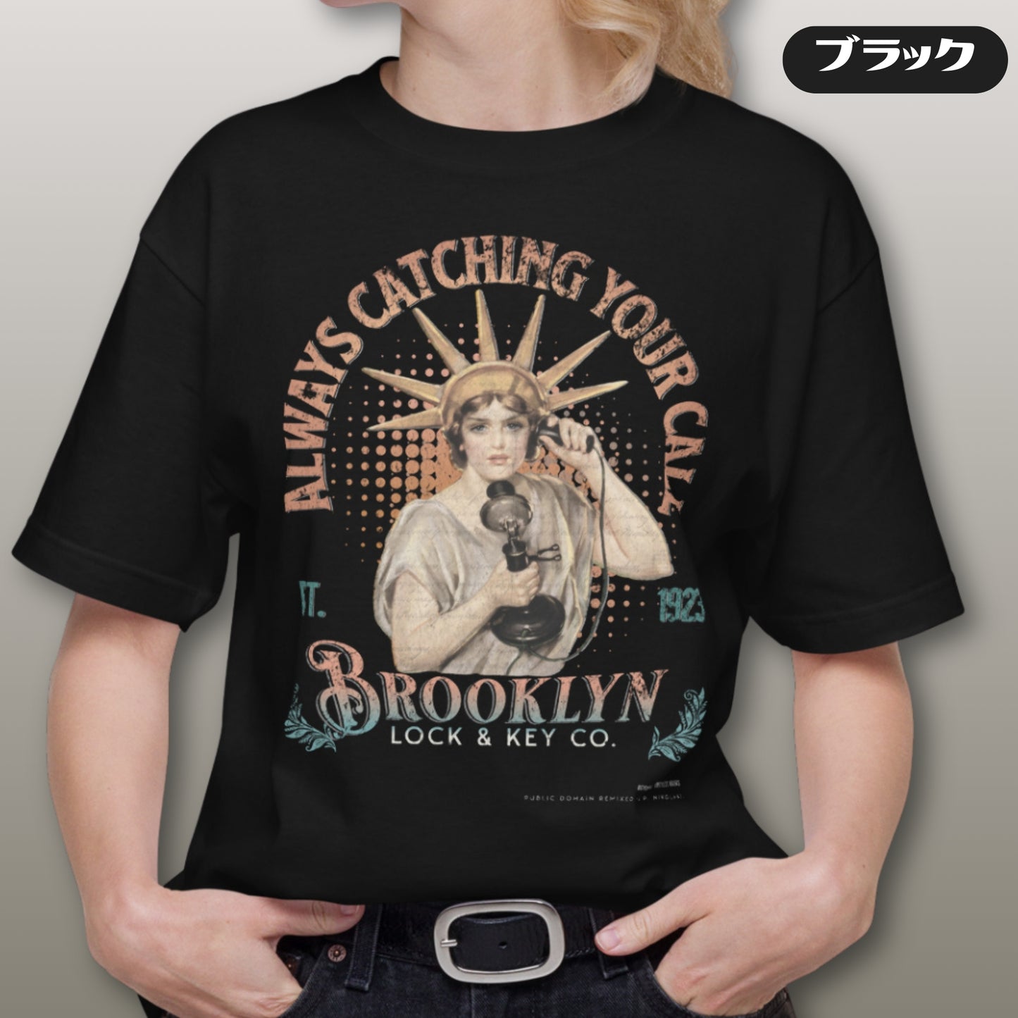 Tシャツ-DRY VINTAGE:Retro Souvenir | スタンダードミドルウェイトTシャツ | 男女兼用 | ユニセックス | Always Catching Your Call