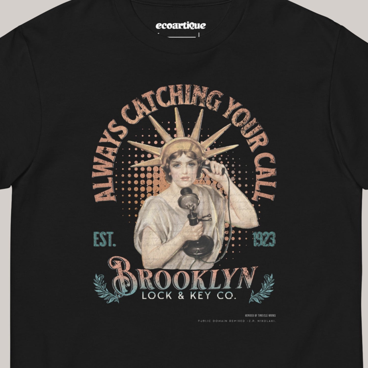 Tシャツ-DRY VINTAGE:Retro Souvenir | スタンダードミドルウェイトTシャツ | 男女兼用 | ユニセックス | Always Catching Your Call