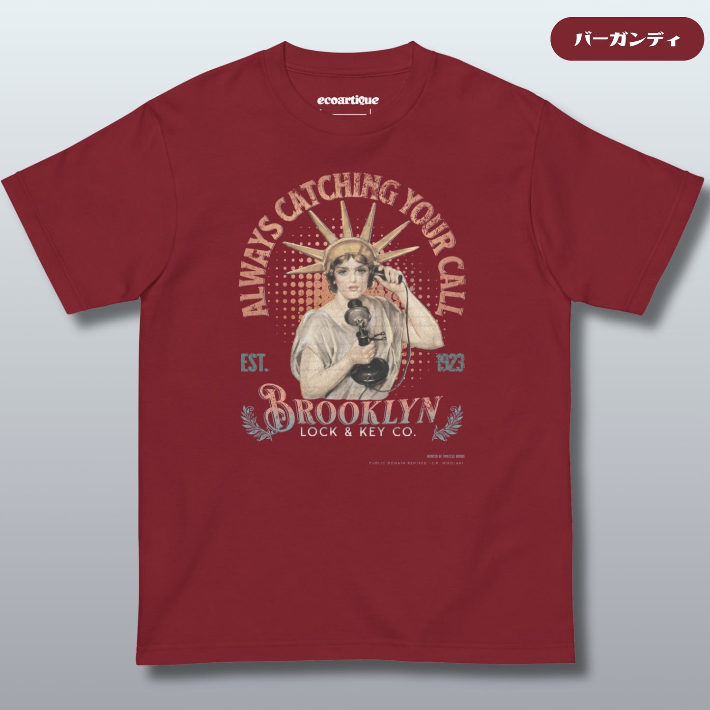 Tシャツ-DRY VINTAGE:Retro Souvenir | スタンダードミドルウェイトTシャツ | 男女兼用 | ユニセックス | Always Catching Your Call