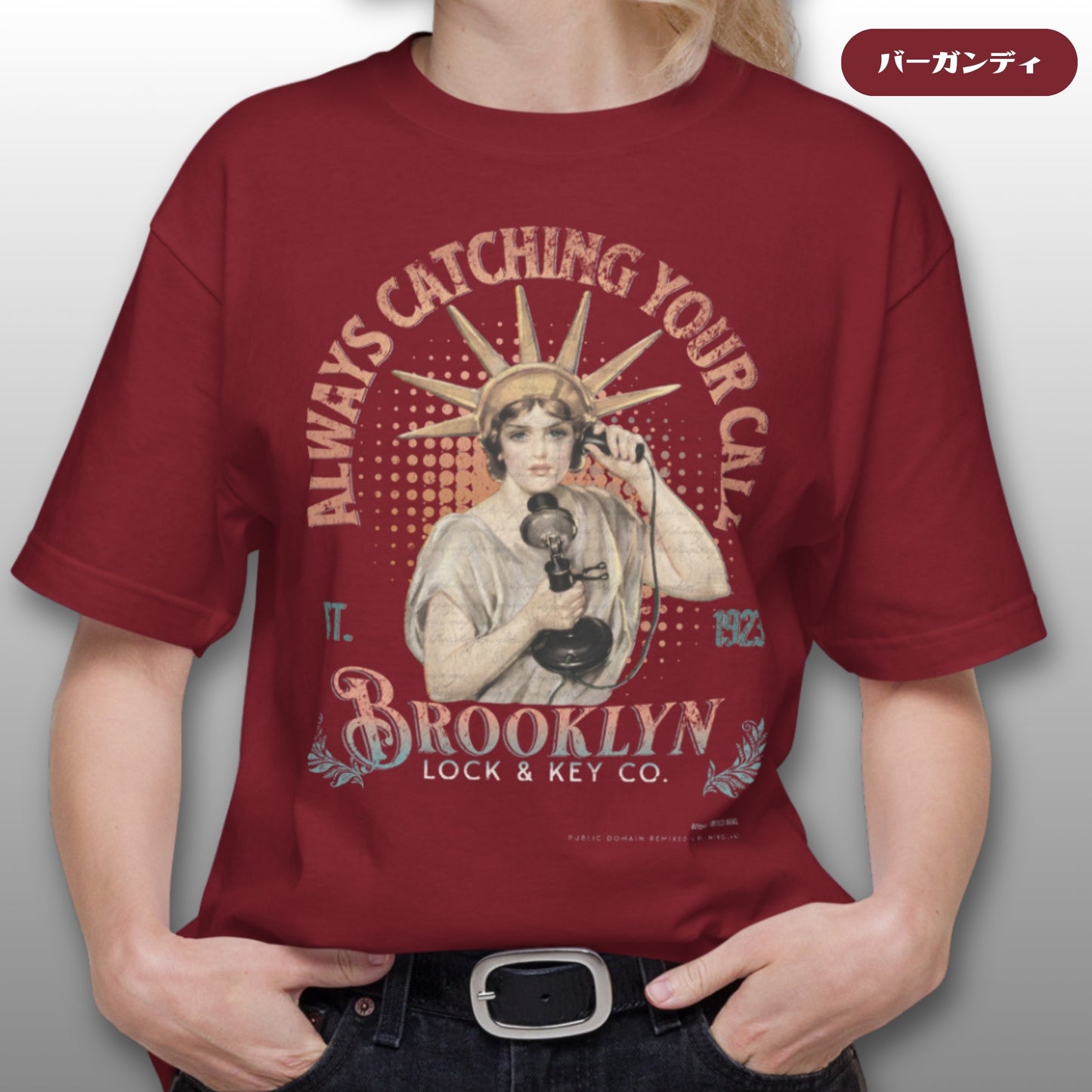 Tシャツ-DRY VINTAGE:Retro Souvenir | スタンダードミドルウェイトTシャツ | 男女兼用 | ユニセックス | Always Catching Your Call