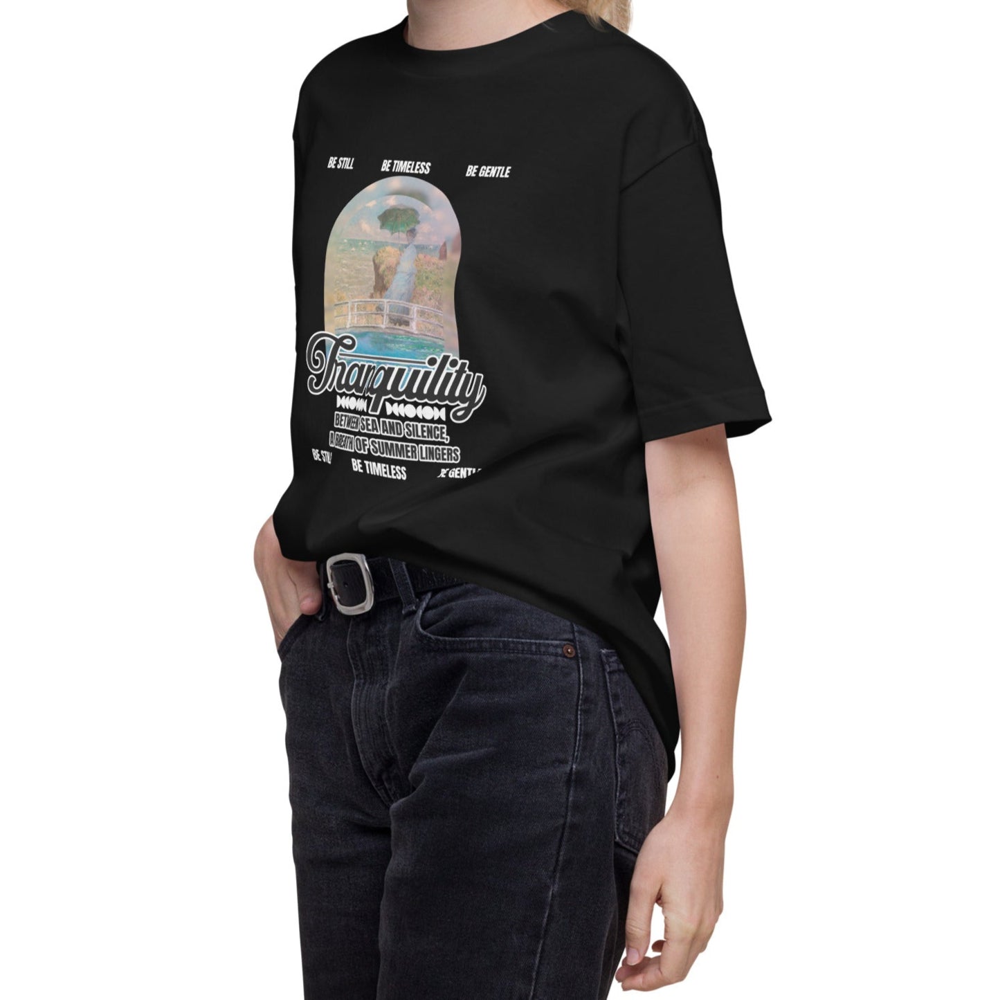 Tシャツ | スタンダードミドルウェイトTシャツ | 男女兼用 | ユニセックス | Between sea and silence