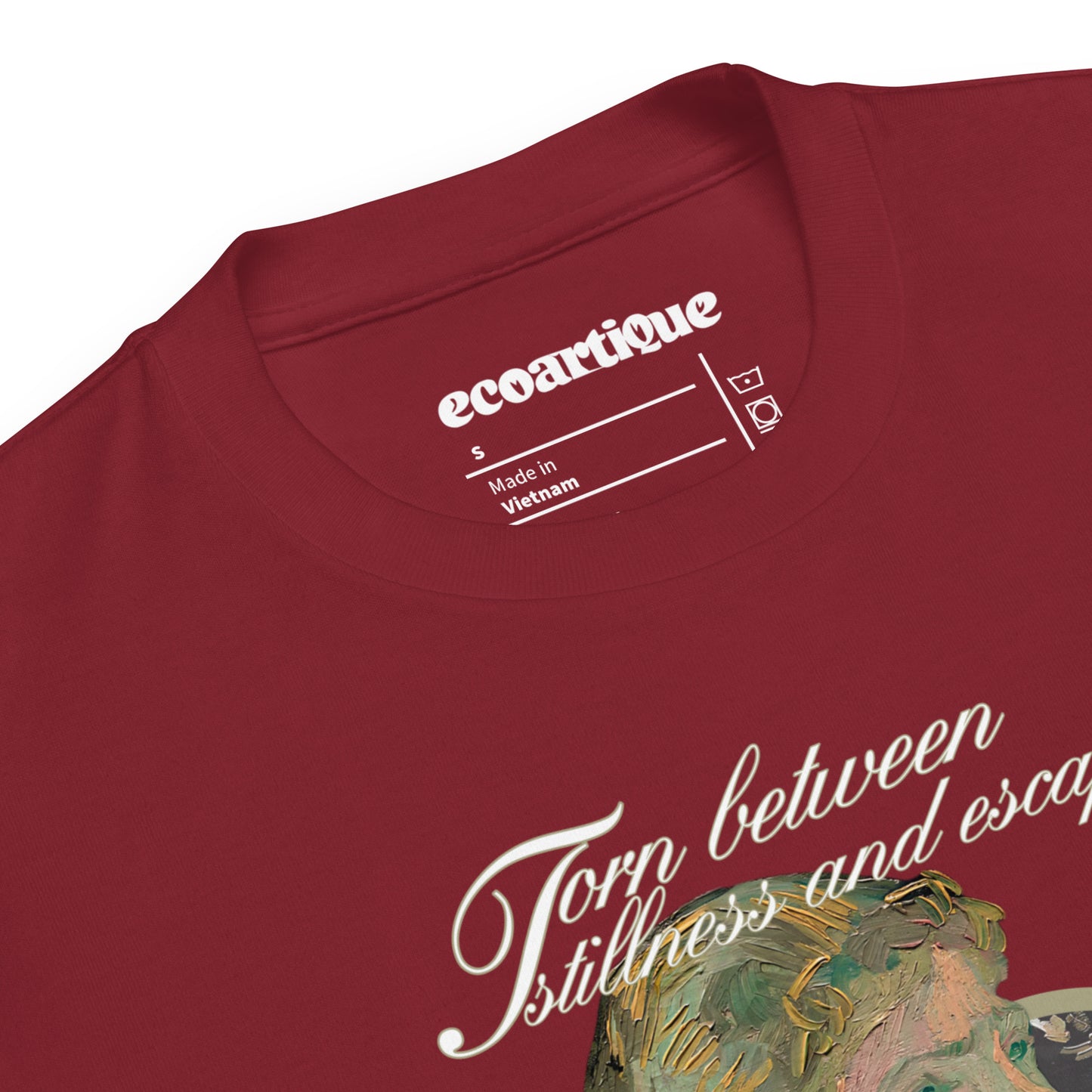 Tシャツ | スタンダードミドルウェイトTシャツ | 男女兼用 | ユニセックス | Torn between stillness and escape