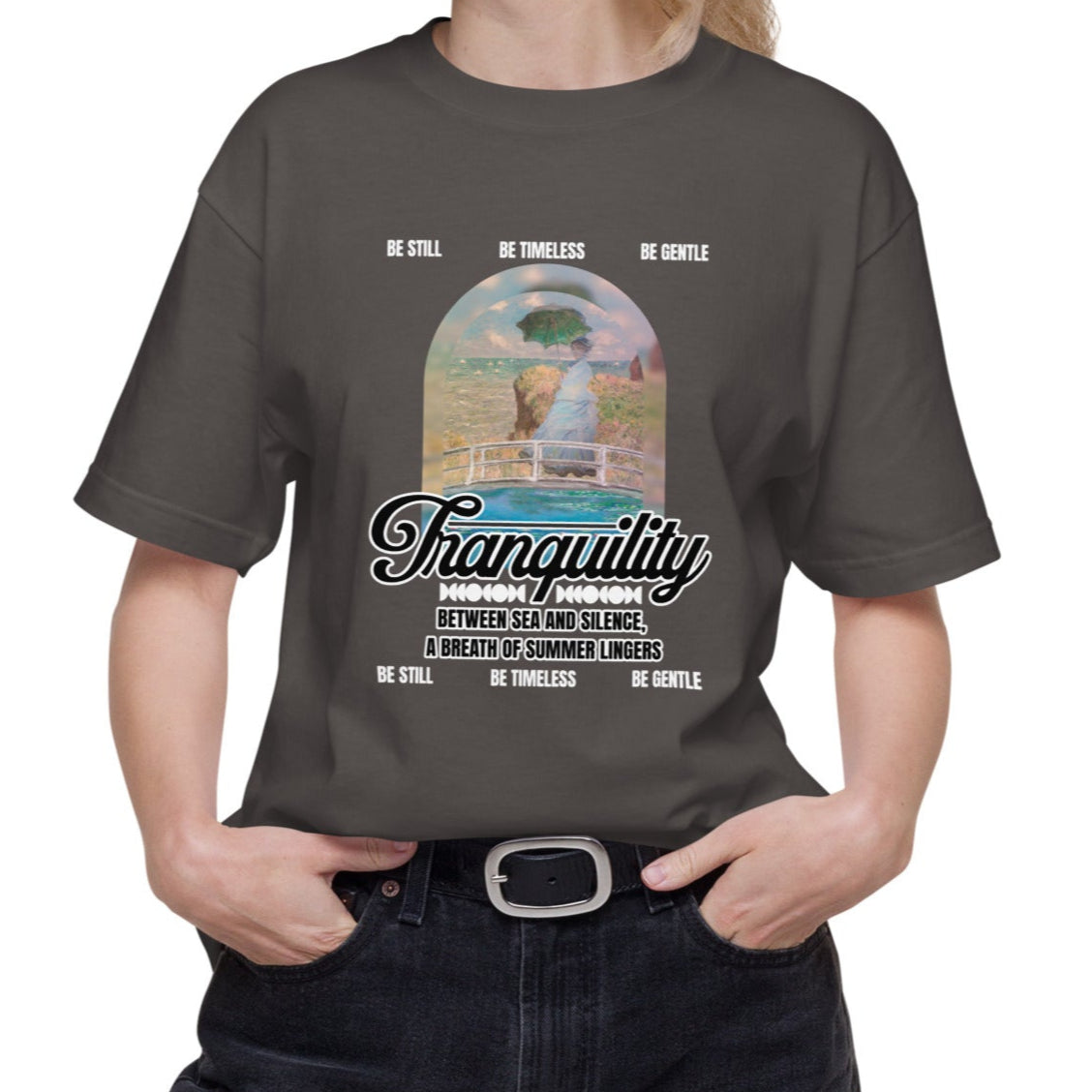 Tシャツ | スタンダードミドルウェイトTシャツ | 男女兼用 | ユニセックス | Between sea and silence
