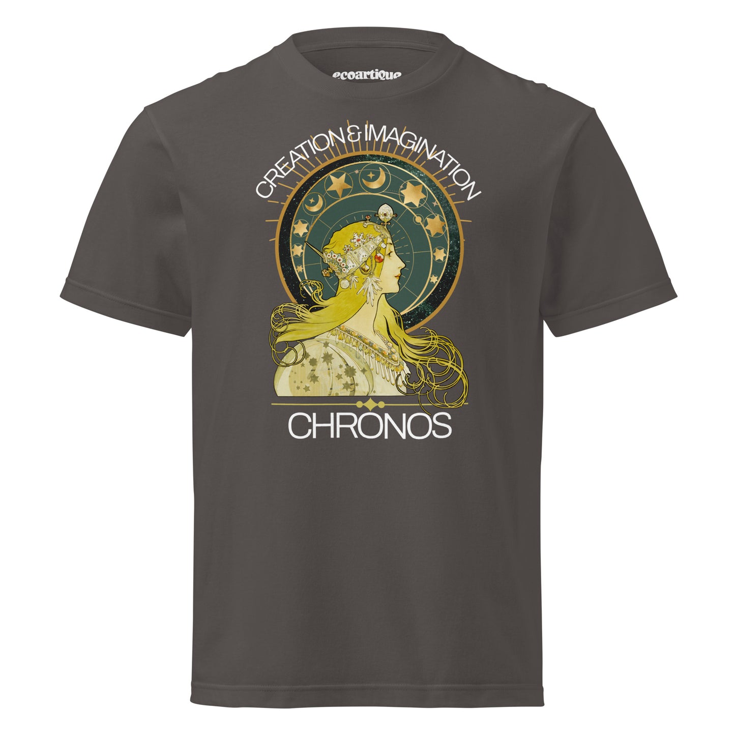 Tシャツ | スタンダードミドルウェイトTシャツ | 男女兼用 | ユニセックス | Chronos-black