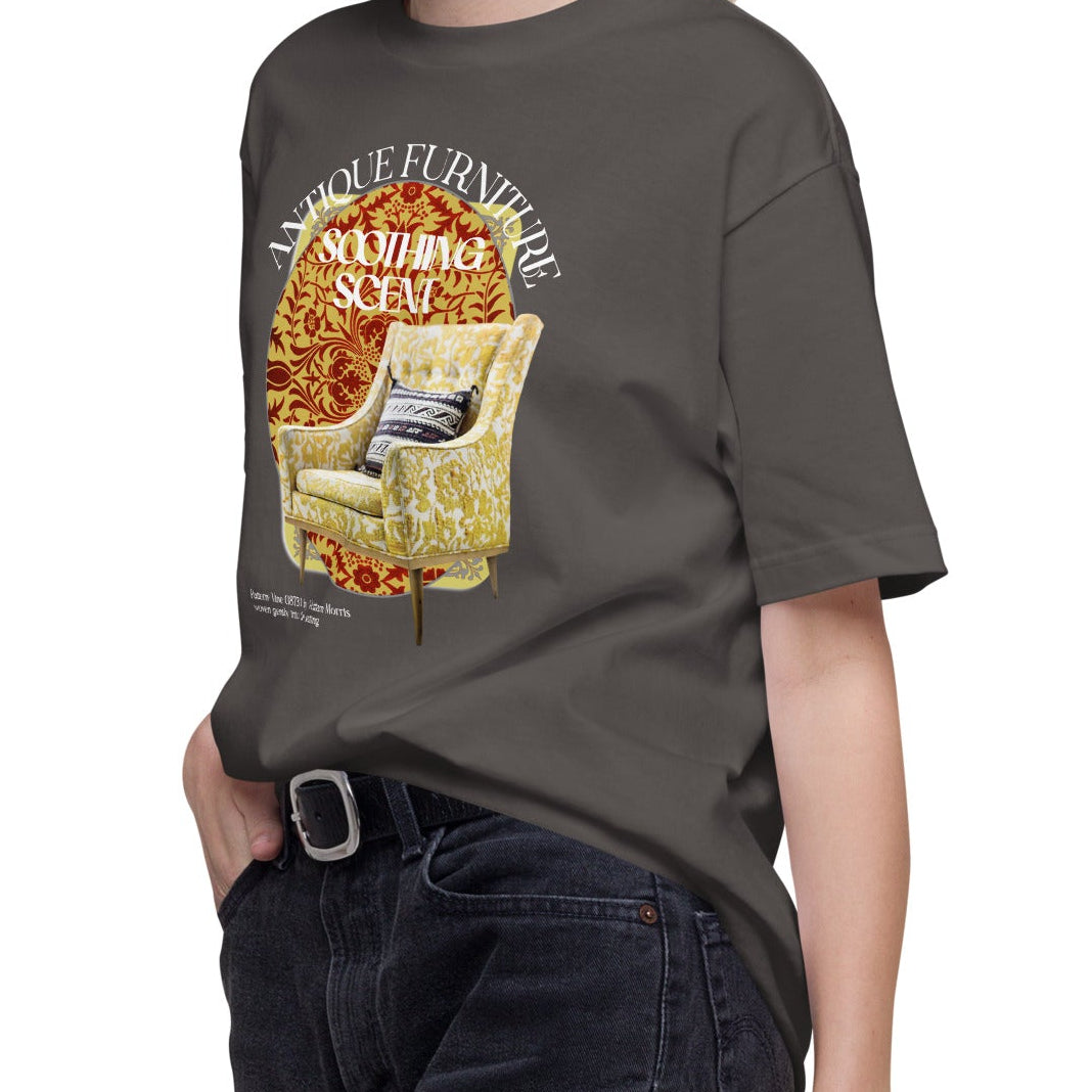 Tシャツ | スタンダードミドルウェイトTシャツ | 男女兼用 | ユニセックス | Woven Silence-Black