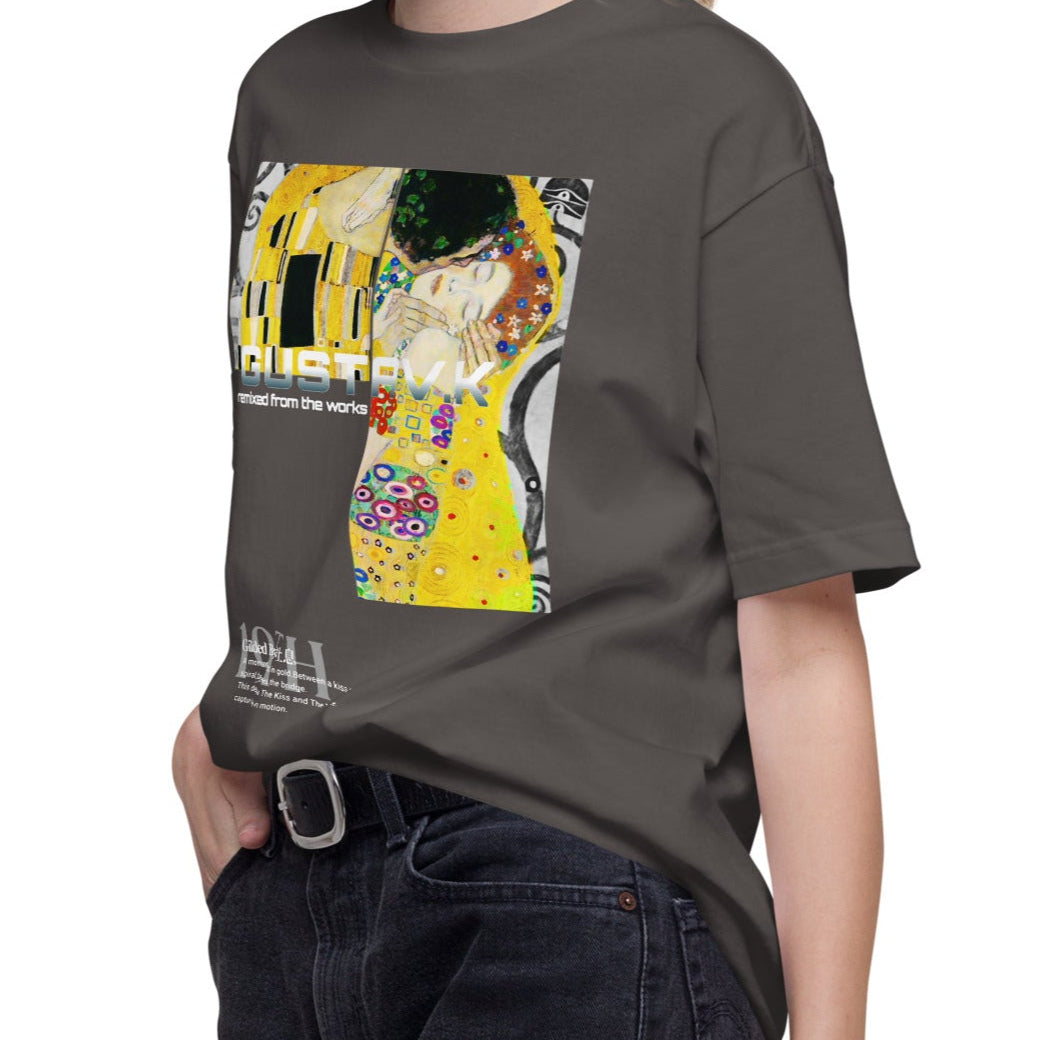Tシャツ | スタンダードミドルウェイトTシャツ | 男女兼用 | ユニセックス | Gilded Breath-black