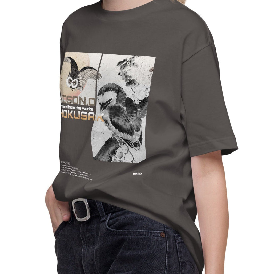 Tシャツ-FINE ART | スタンダードミドルウェイトTシャツ | 男女兼用 | ユニセックス | FLYING-black
