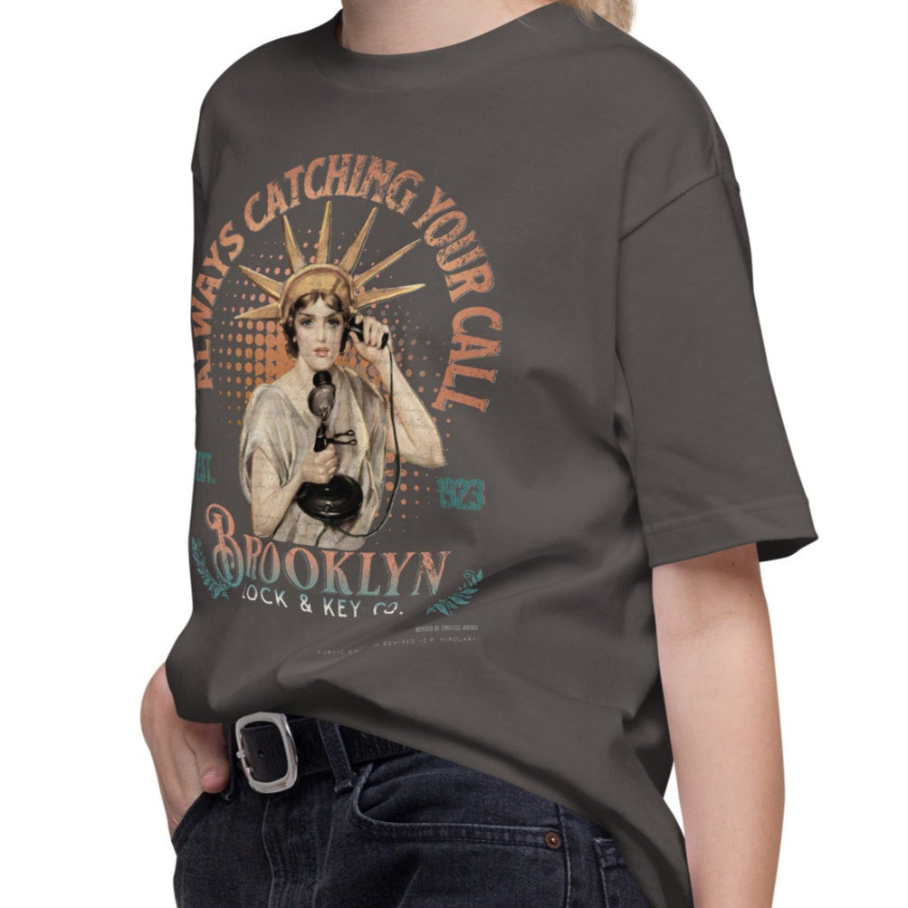 Tシャツ-DRY VINTAGE:Retro Souvenir | スタンダードミドルウェイトTシャツ | 男女兼用 | ユニセックス | Always Catching Your Call