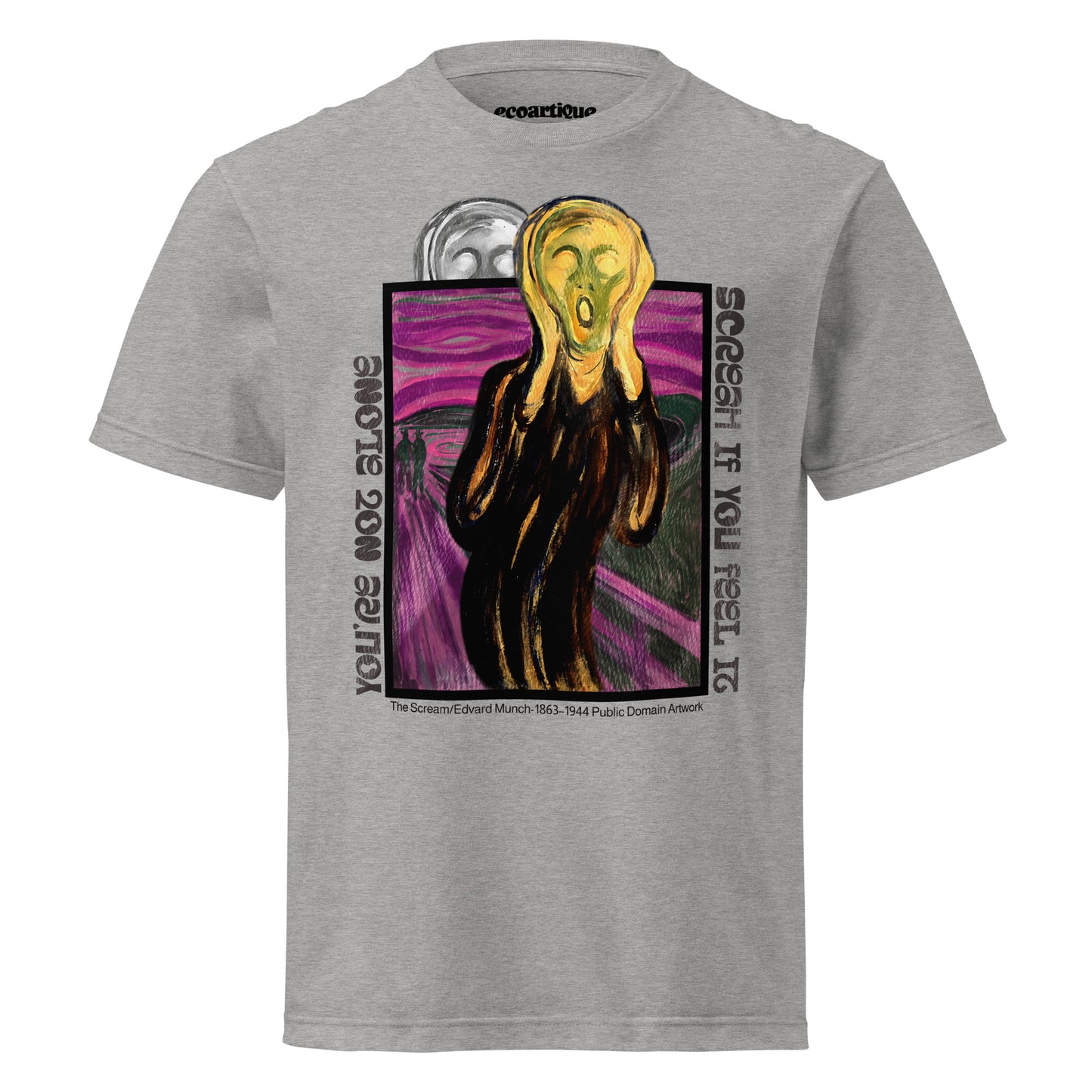 Tシャツ | スタンダードミドルウェイトTシャツ | 男女兼用 | ユニセックス | SCREAM IF YOU FEEL IT