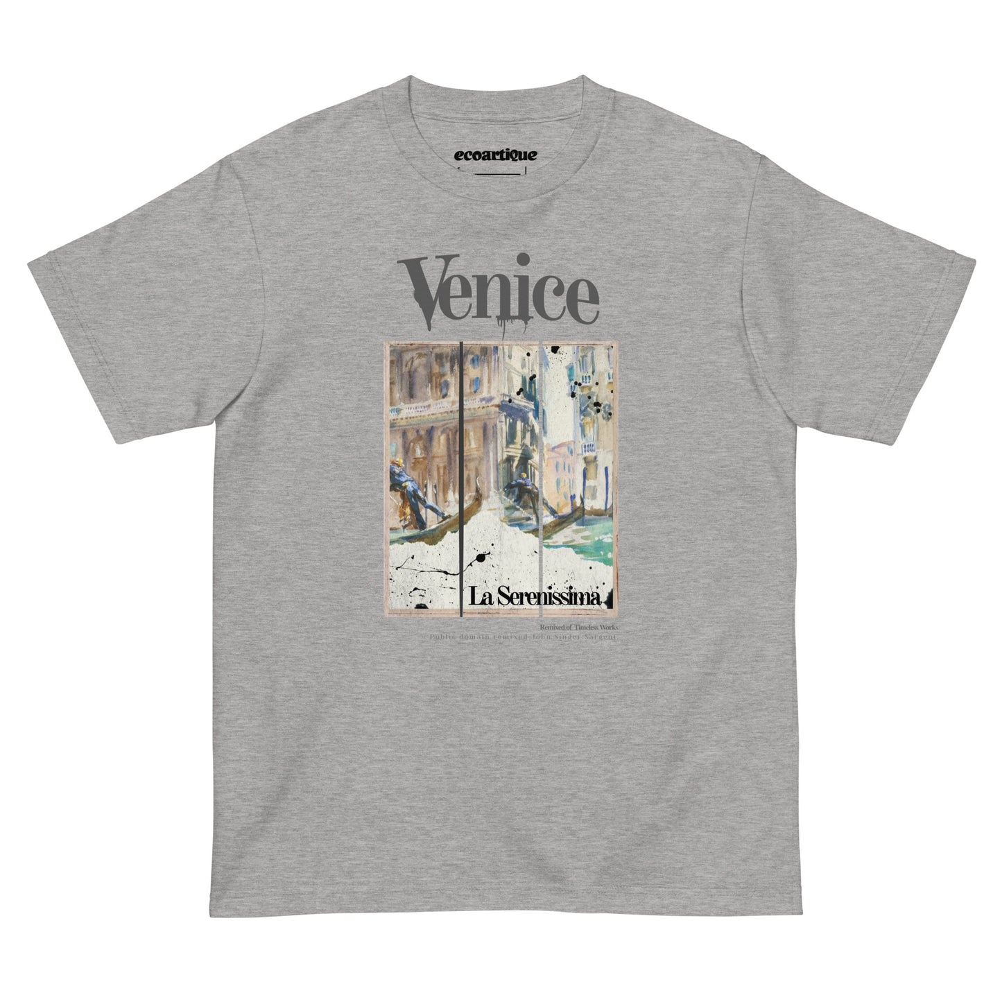 Tシャツ-DRY VINTAGE:Retro Souvenir | スタンダードミドルウェイトTシャツ | 男女兼用 | ユニセックス | La Serenissima