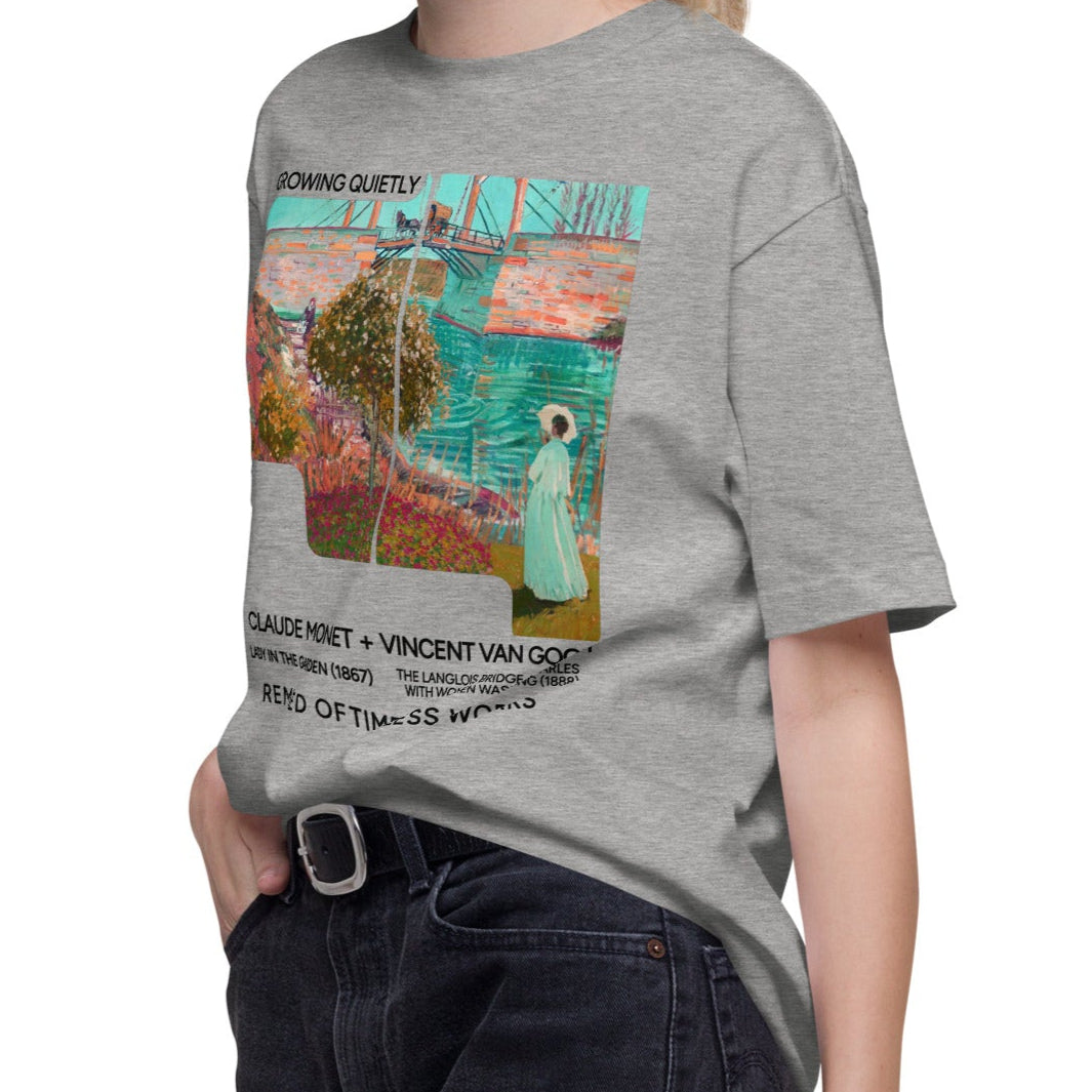 Tシャツ-FINE ART | スタンダードミドルウェイトTシャツ | 男女兼用 | ユニセックス | Growing Quietly Art Tee