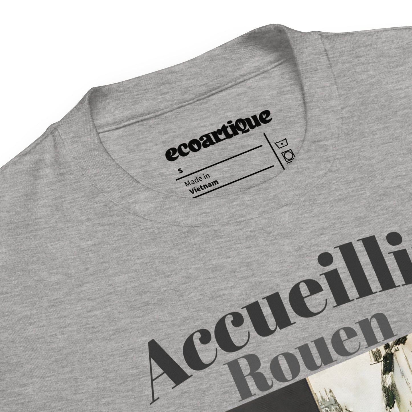 Tシャツ-DRY VINTAGE:Retro Souvenir | スタンダードミドルウェイトTシャツ | 男女兼用 | ユニセックス | Accueillir Rouen