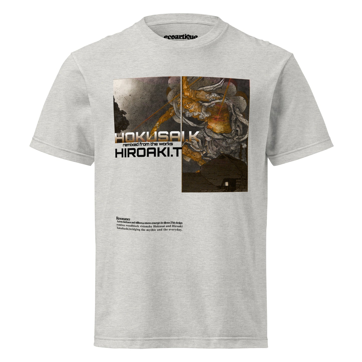 Tシャツ | スタンダードミドルウェイトTシャツ | 男女兼用 | ユニセックス | Resonance-white