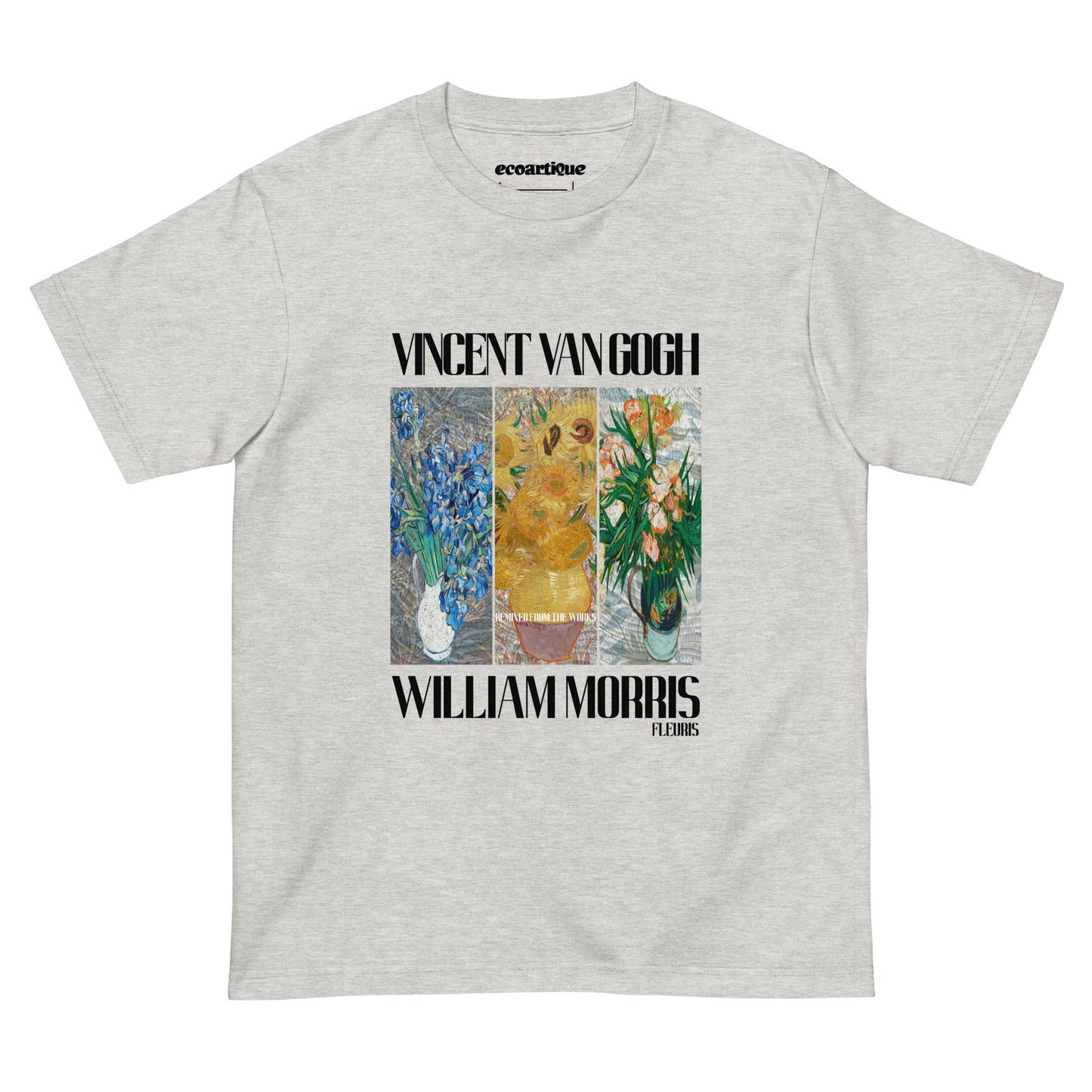 Tシャツ-FINE ART | スタンダードミドルウェイトTシャツ | 男女兼用 | ユニセックス | FLEURIS-white