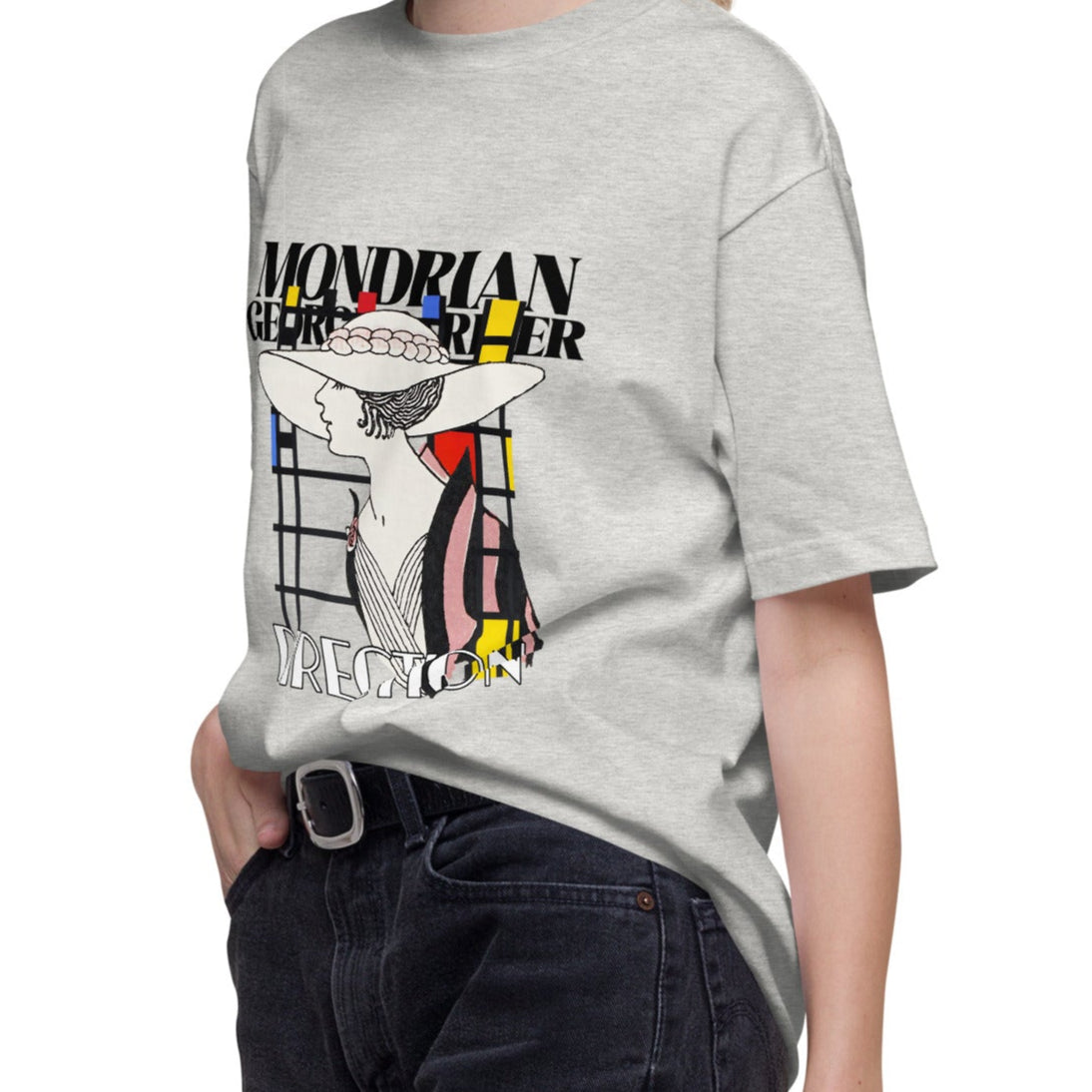 Tシャツ | スタンダードミドルウェイトTシャツ | 男女兼用 | ユニセックス | Direction-white