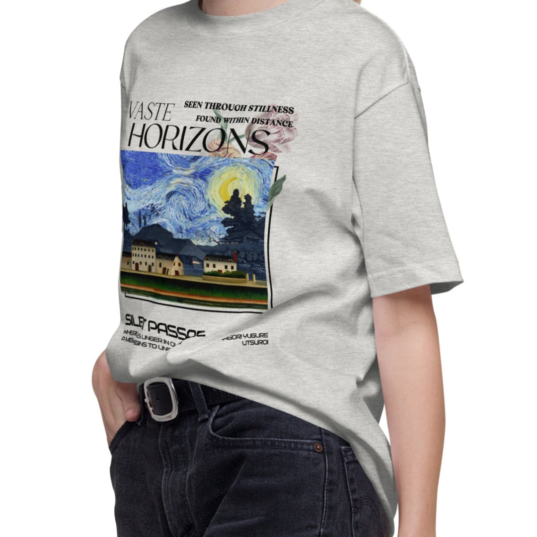 Tシャツ | スタンダードミドルウェイトTシャツ | 男女兼用 | ユニセックス | Silent Passage-white