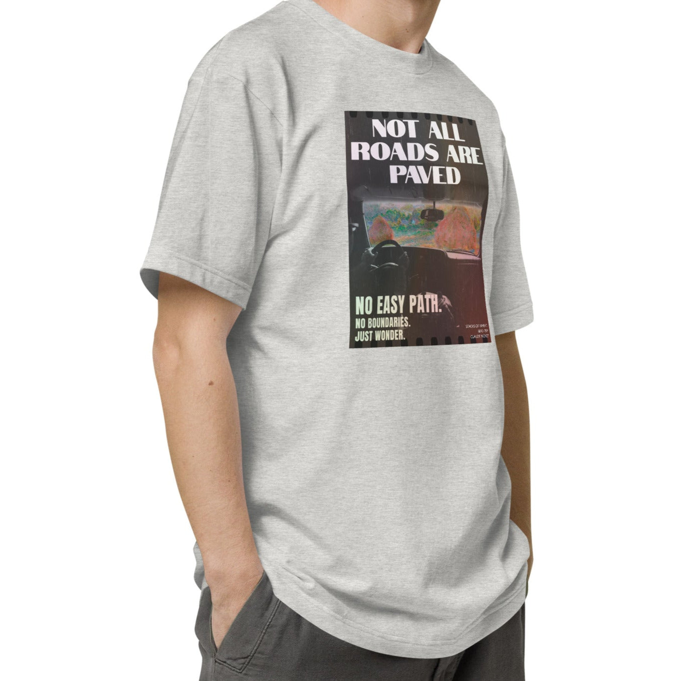 Tシャツ | スタンダードミドルウェイトTシャツ | 男女兼用 | ユニセックス | Not All Roads Are Paved