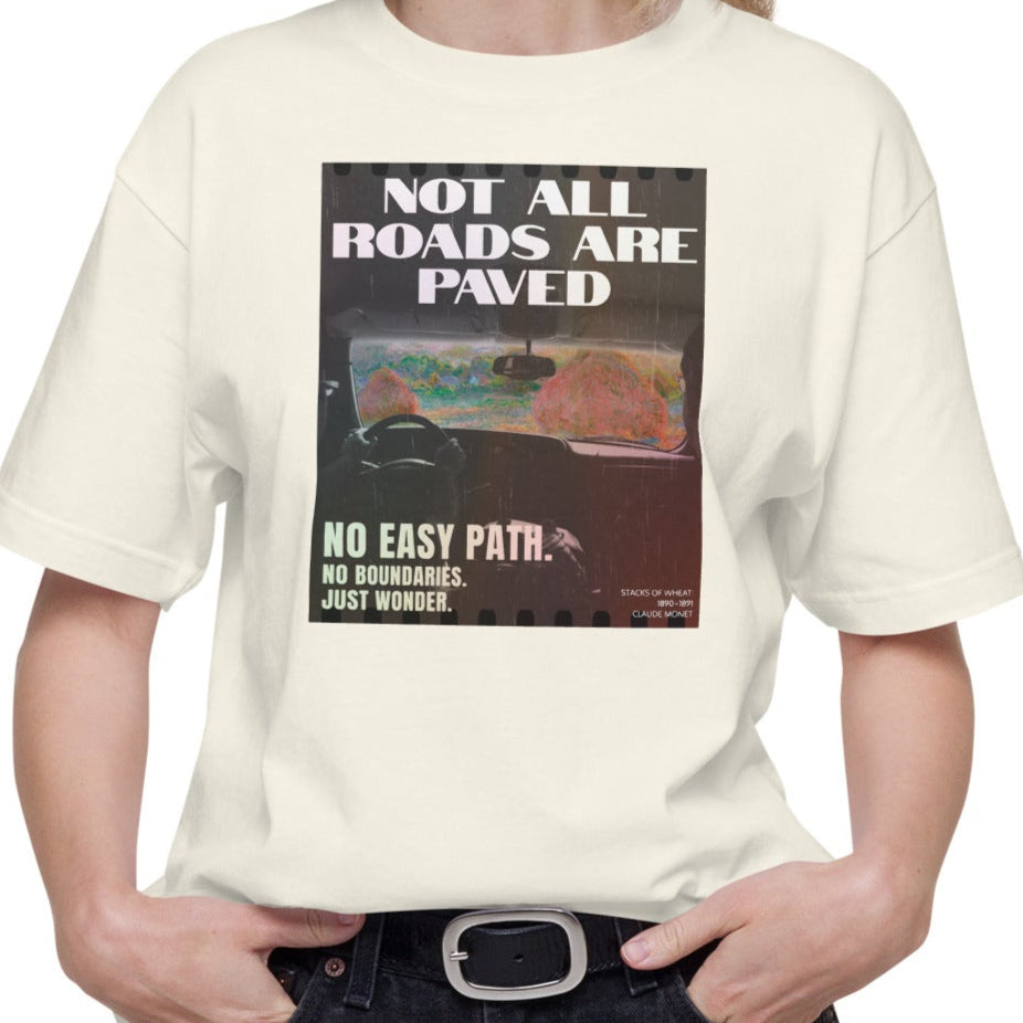Tシャツ | スタンダードミドルウェイトTシャツ | 男女兼用 | ユニセックス | Not All Roads Are Paved