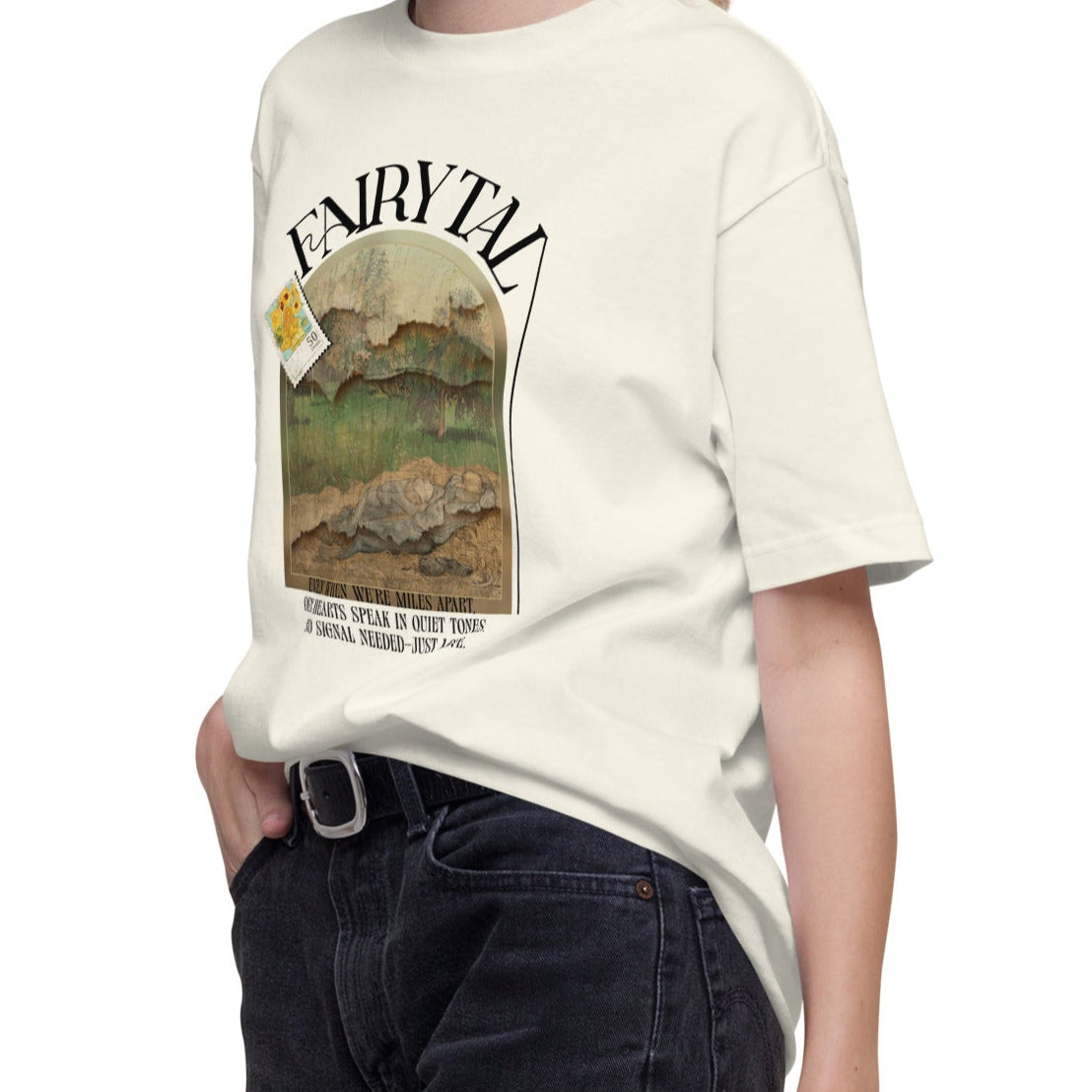 Tシャツ | スタンダードミドルウェイトTシャツ | 男女兼用 | ユニセックス | Fairytale-white