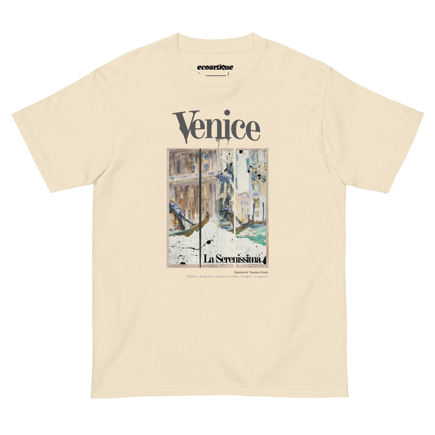 Tシャツ-DRY VINTAGE:Retro Souvenir | スタンダードミドルウェイトTシャツ | 男女兼用 | ユニセックス | La Serenissima