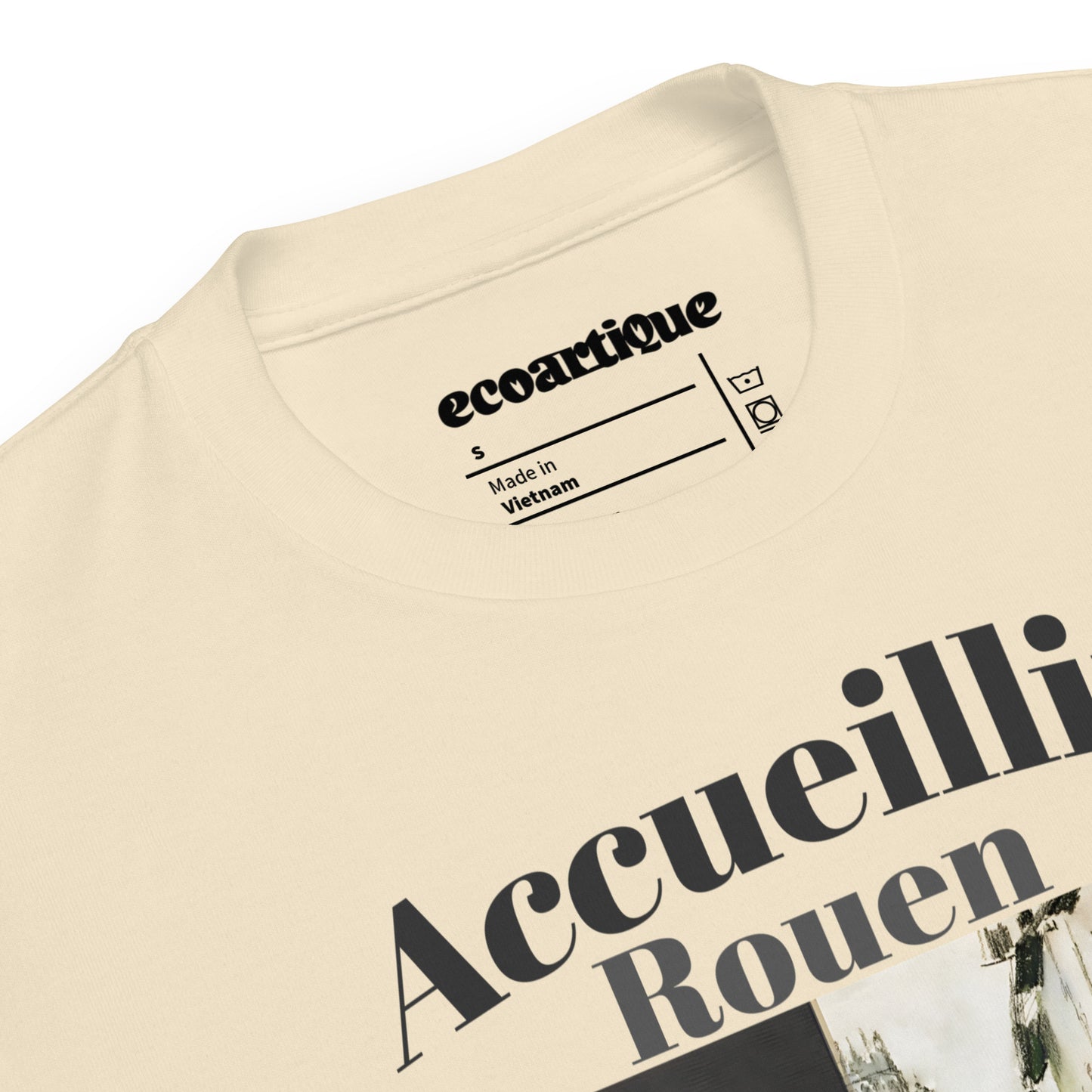 Tシャツ-DRY VINTAGE:Retro Souvenir | スタンダードミドルウェイトTシャツ | 男女兼用 | ユニセックス | Accueillir Rouen