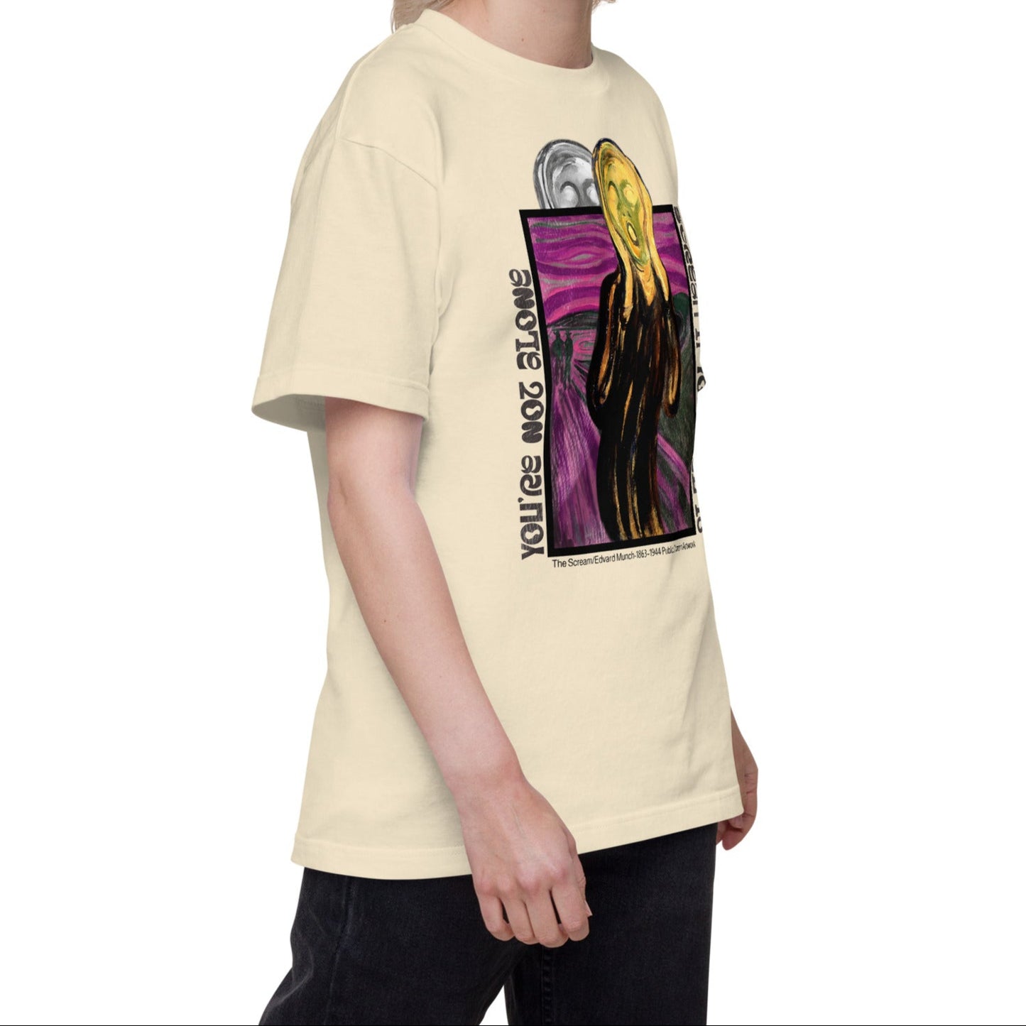 Tシャツ | スタンダードミドルウェイトTシャツ | 男女兼用 | ユニセックス | SCREAM IF YOU FEEL IT