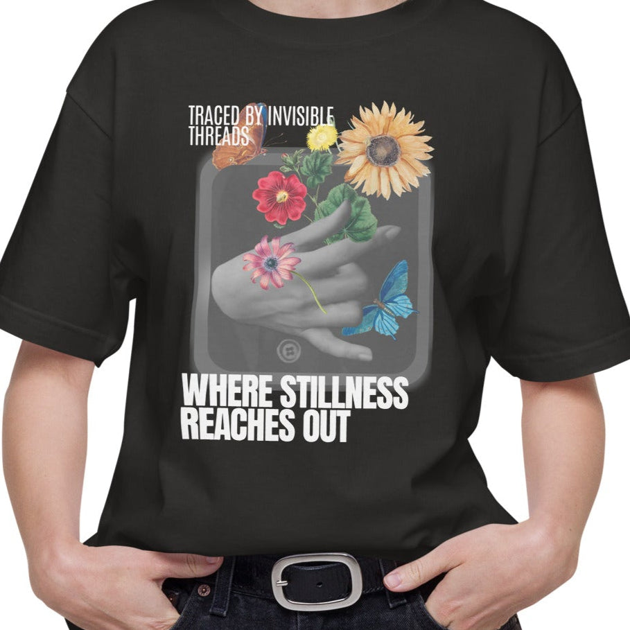 Tシャツ | スタンダードミドルウェイトTシャツ | 男女兼用 | ユニセックス | Where Stillness Reaches Out