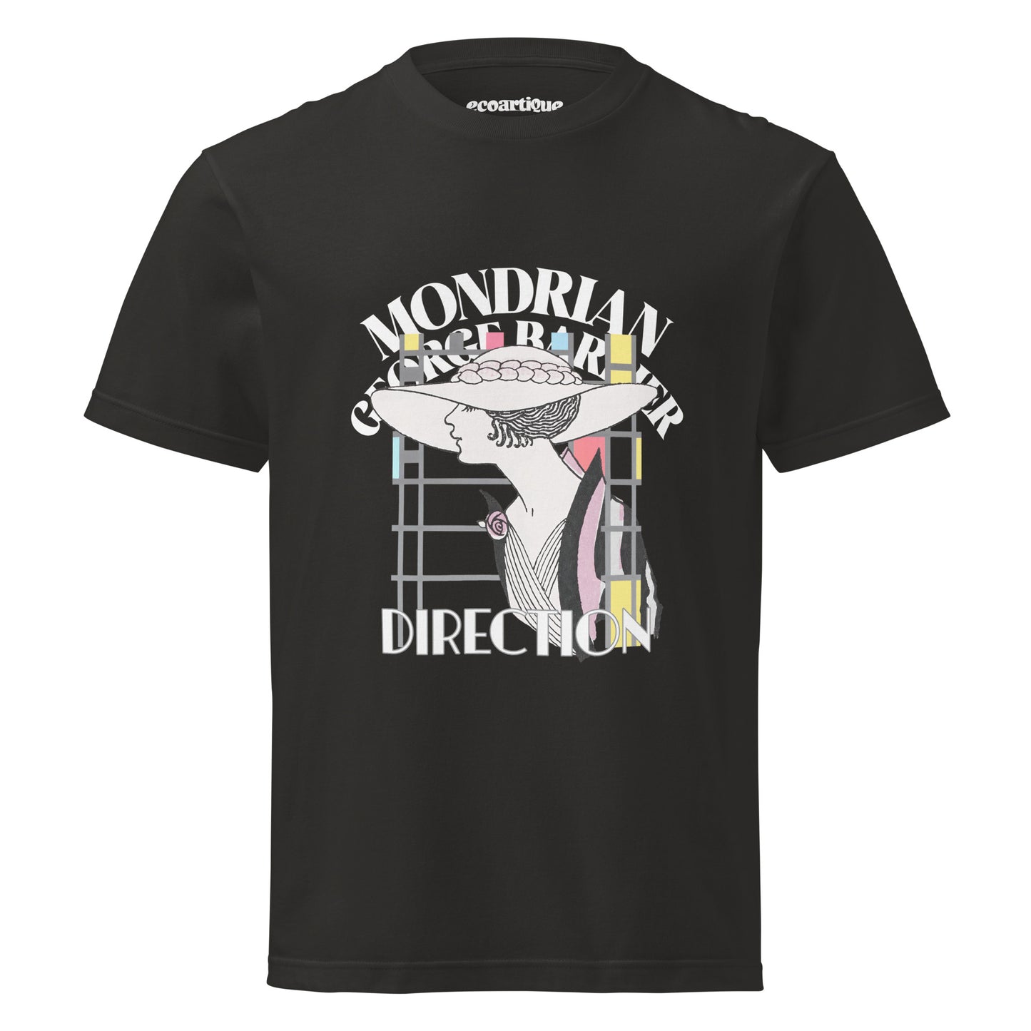 Tシャツ | スタンダードミドルウェイトTシャツ | 男女兼用 | ユニセックス | Direction-black
