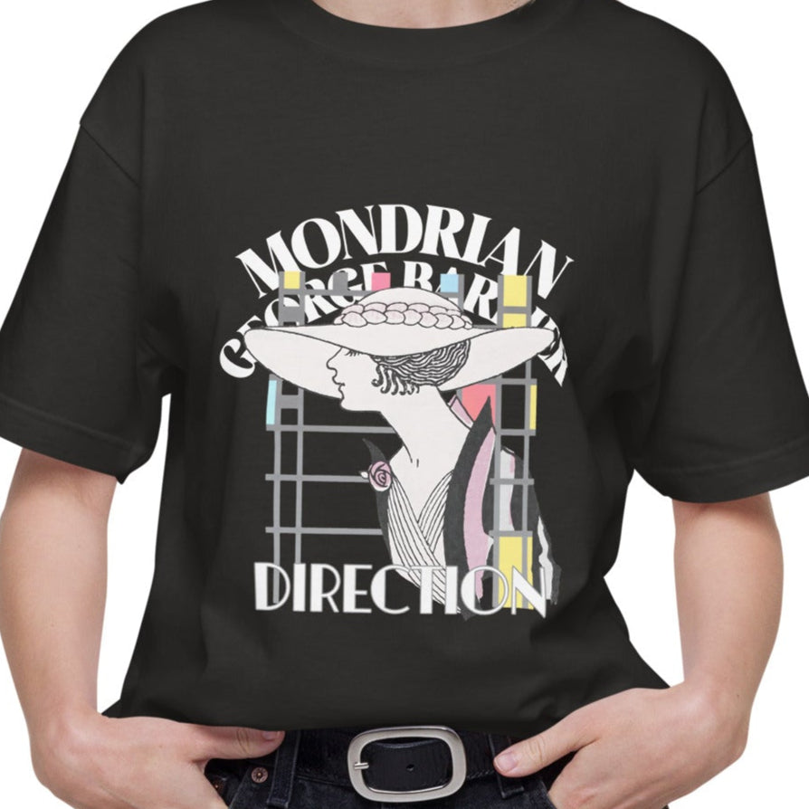 Tシャツ | スタンダードミドルウェイトTシャツ | 男女兼用 | ユニセックス | Direction-black