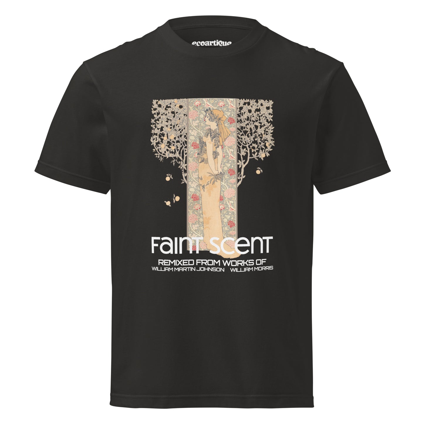 Tシャツ | スタンダードミドルウェイトTシャツ | 男女兼用 | ユニセックス | faint scent-black