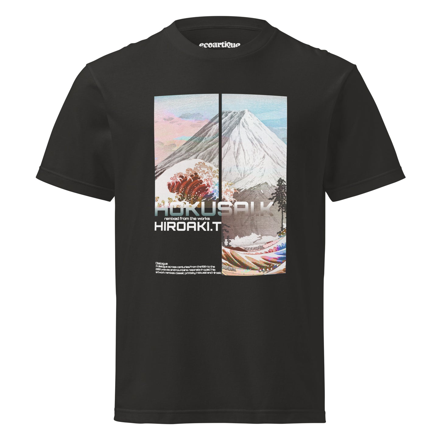 Tシャツ | スタンダードミドルウェイトTシャツ | 男女兼用 | ユニセックス | Dialogue-black