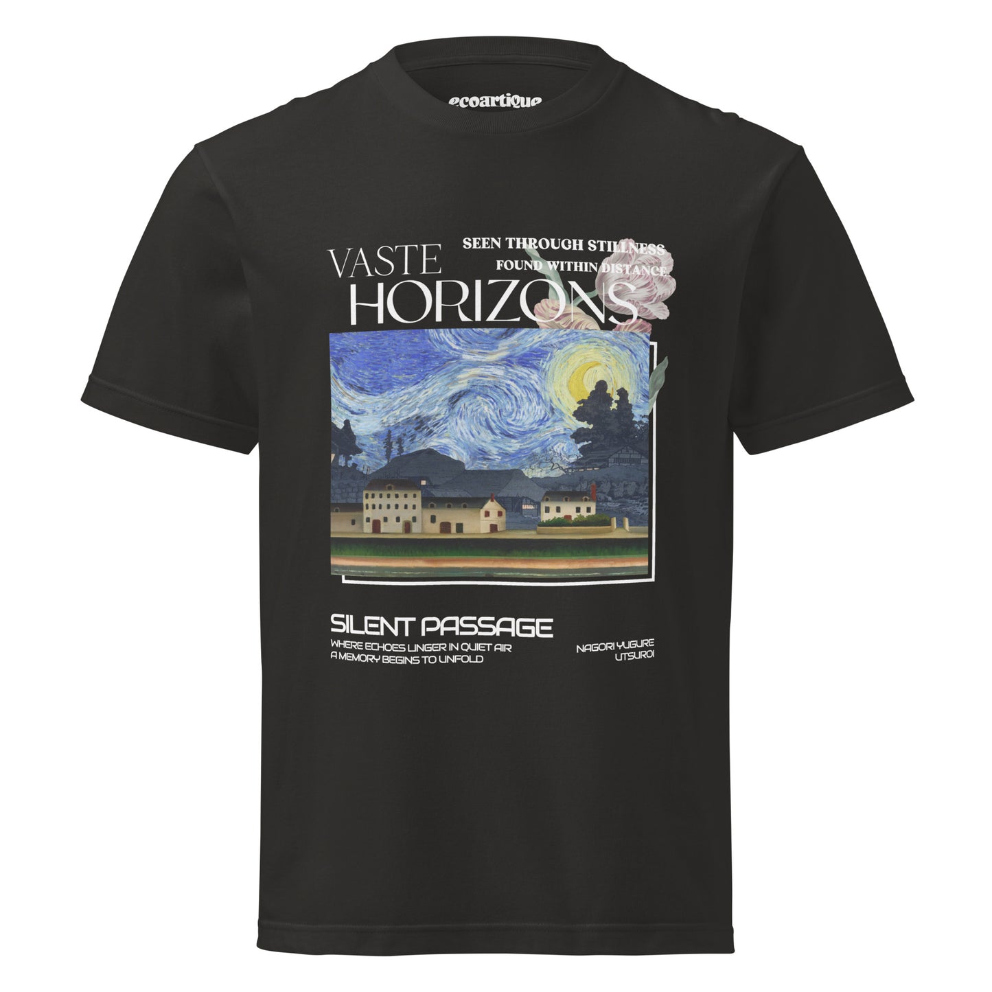 Tシャツ | スタンダードミドルウェイトTシャツ | 男女兼用 | ユニセックス | VASTE HORIZONS-black