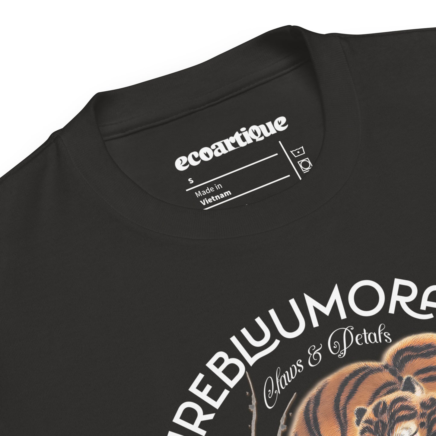 Tシャツ | スタンダードミドルウェイトTシャツ | 男女兼用 | ユニセックス | FIREBLOOM TRACE-Black