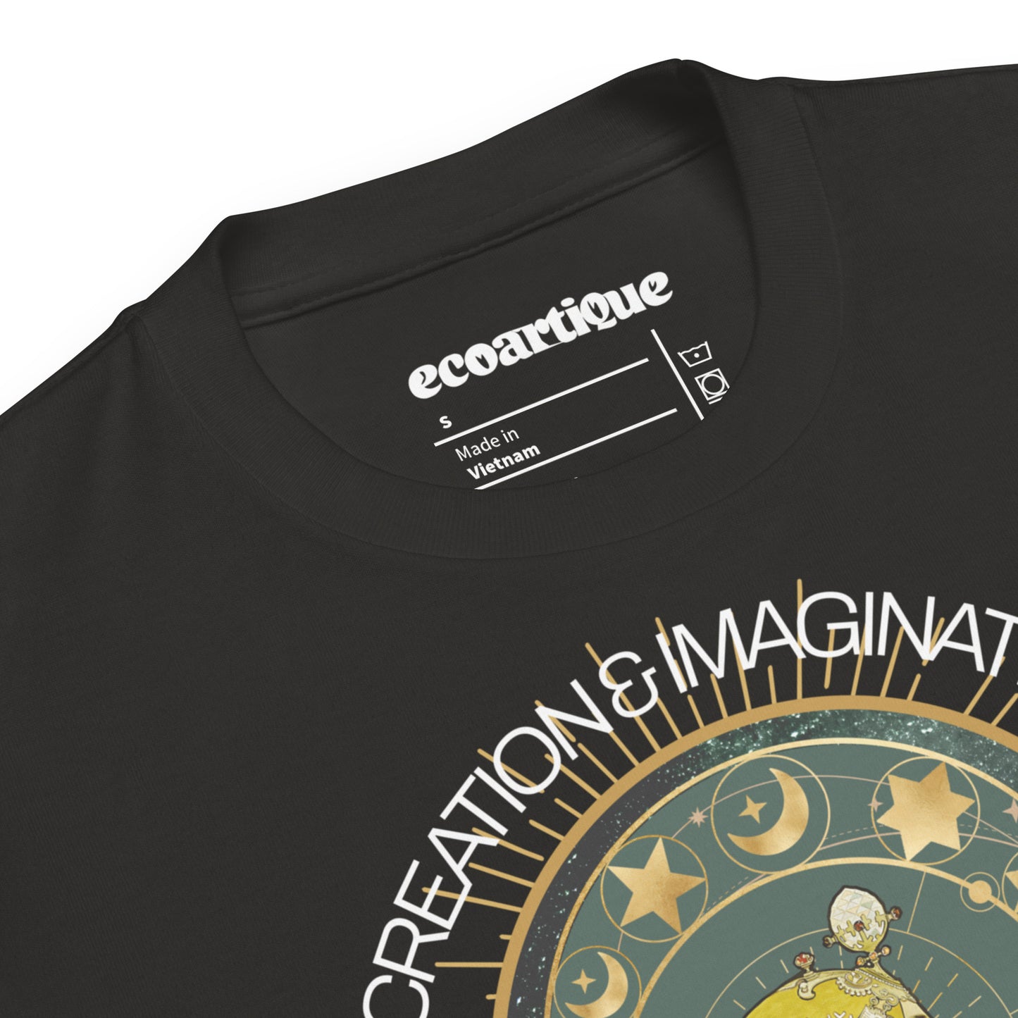 Tシャツ | スタンダードミドルウェイトTシャツ | 男女兼用 | ユニセックス | Chronos-black
