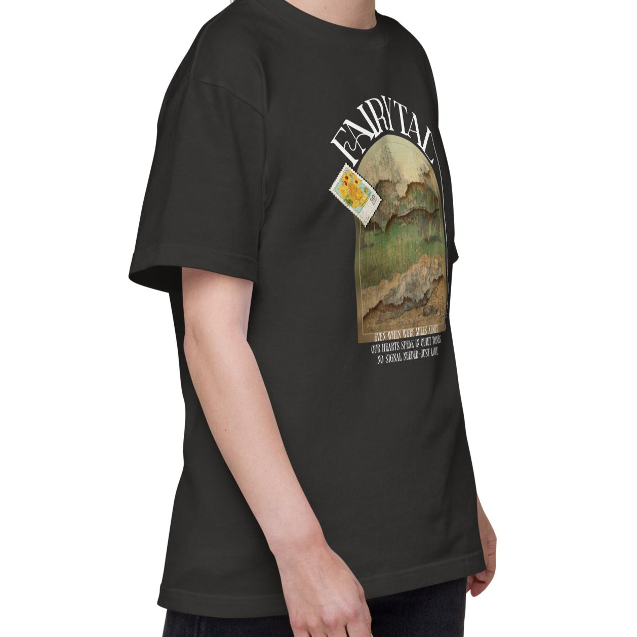 Tシャツ | スタンダードミドルウェイトTシャツ | 男女兼用 | ユニセックス | Fairytale-black