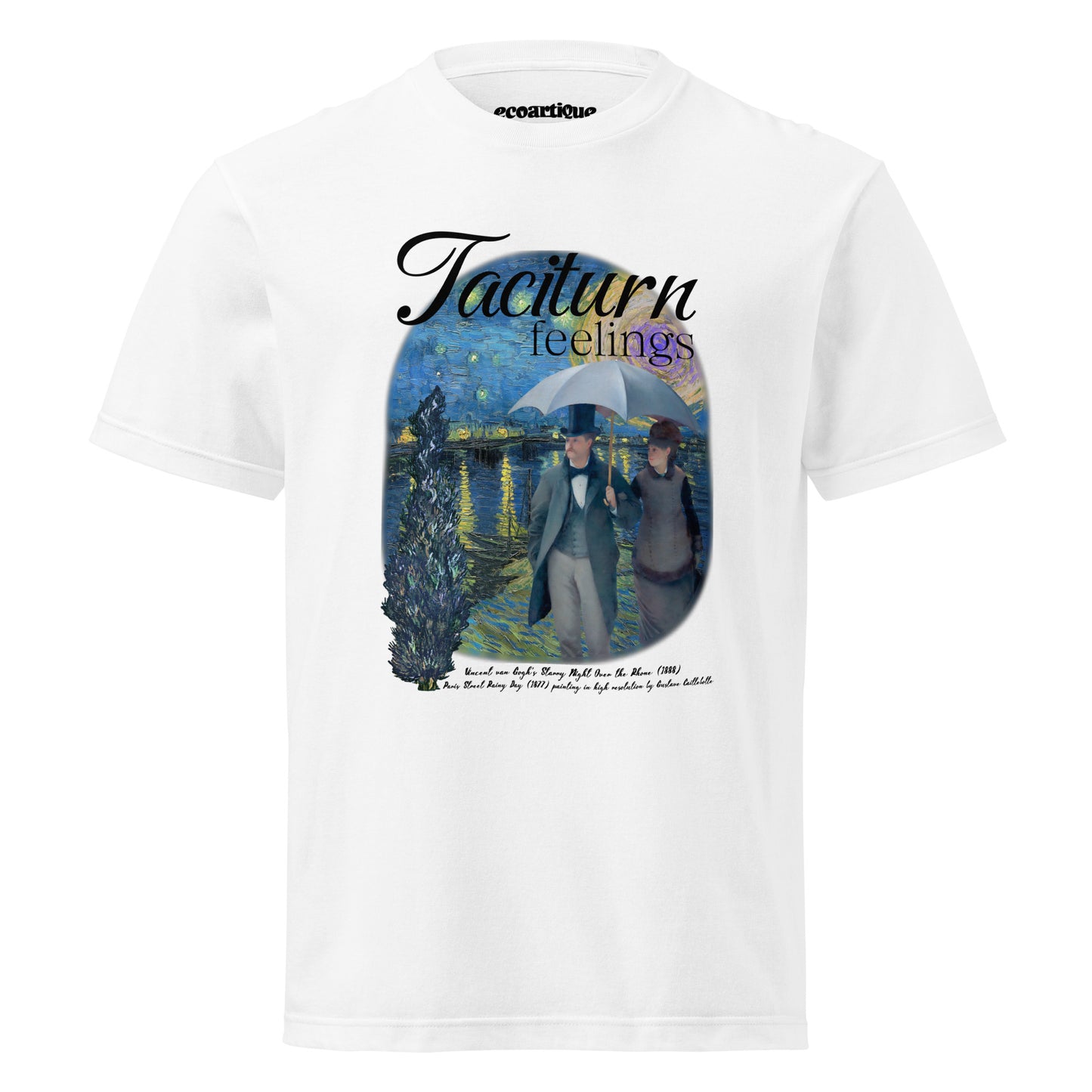 Tシャツ | スタンダードミドルウェイトTシャツ | 男女兼用 | ユニセックス | taciturn-white