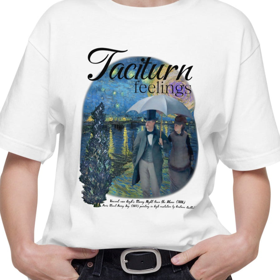 Tシャツ | スタンダードミドルウェイトTシャツ | 男女兼用 | ユニセックス | taciturn-white