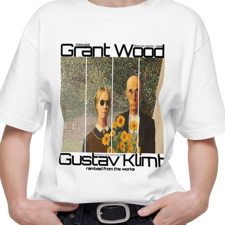 Tシャツ-FINE ART | スタンダードミドルウェイトTシャツ | 男女兼用 | ユニセックス | Fringe-white
