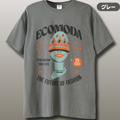 Tシャツ | ガーメントダイ ヘビーウエイトTシャツ | 男女兼用 | ユニセックス | ECOMODA