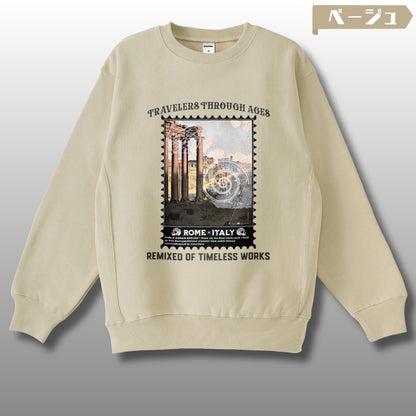 スウェット | サイドリブ裏起毛スウェット - 12オンス| 男女兼用 | ユニセックス | TRAVELERS THROUGH AGES